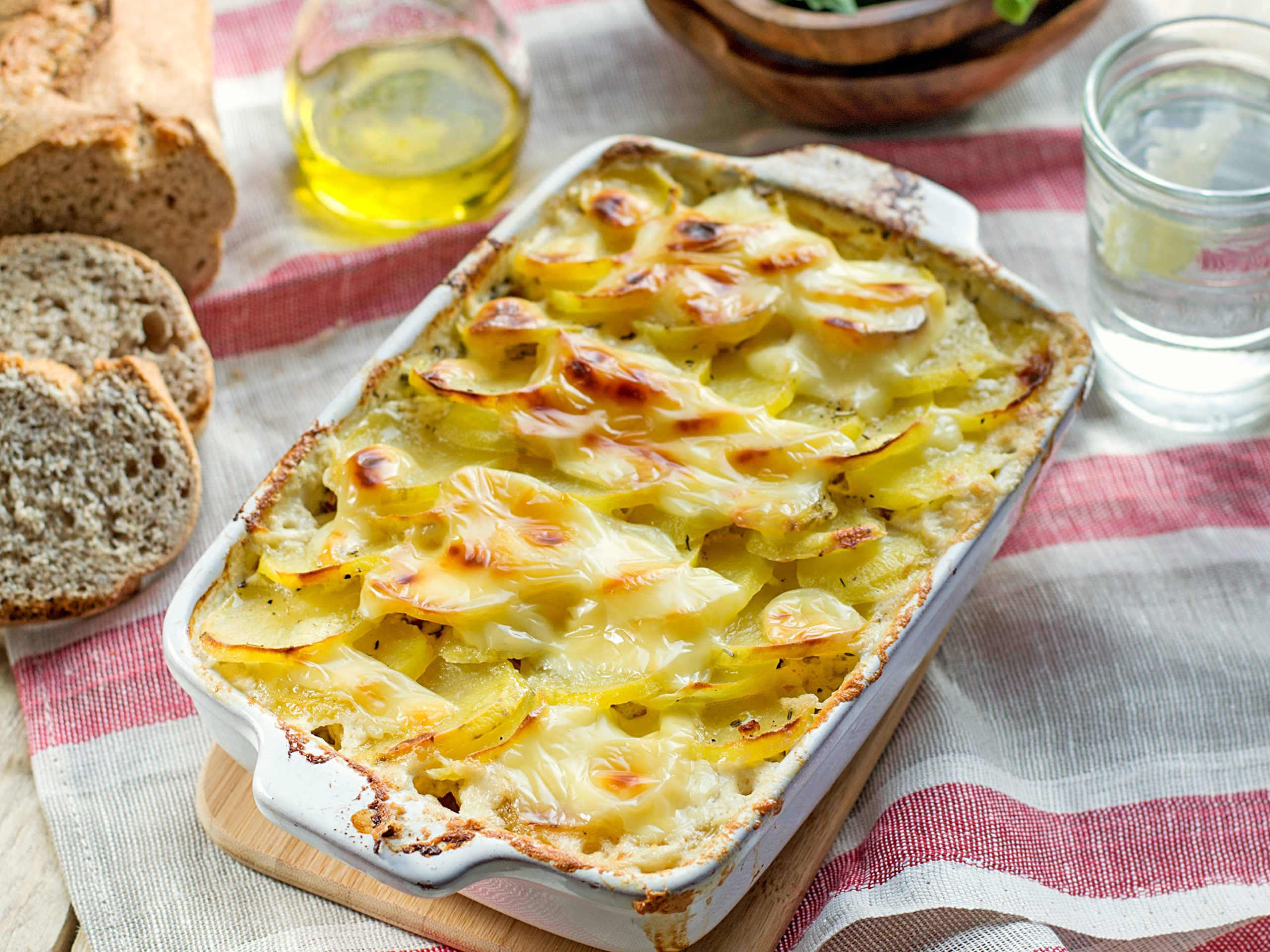 Kartoffel Krautstiel Gratin Rezept Swissmilk