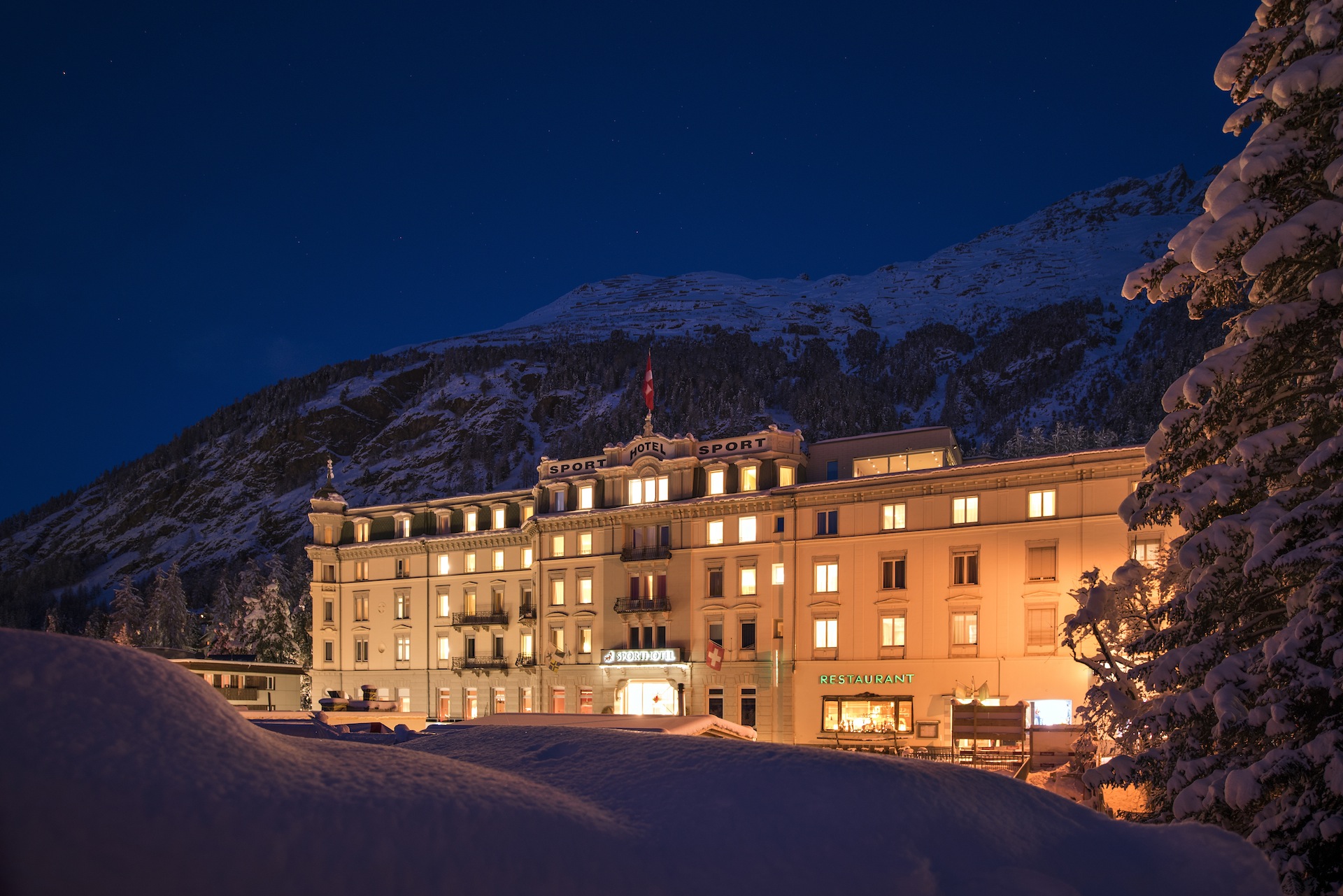 1er prix: séjour au Sporthotel Pontresina en Engadine.