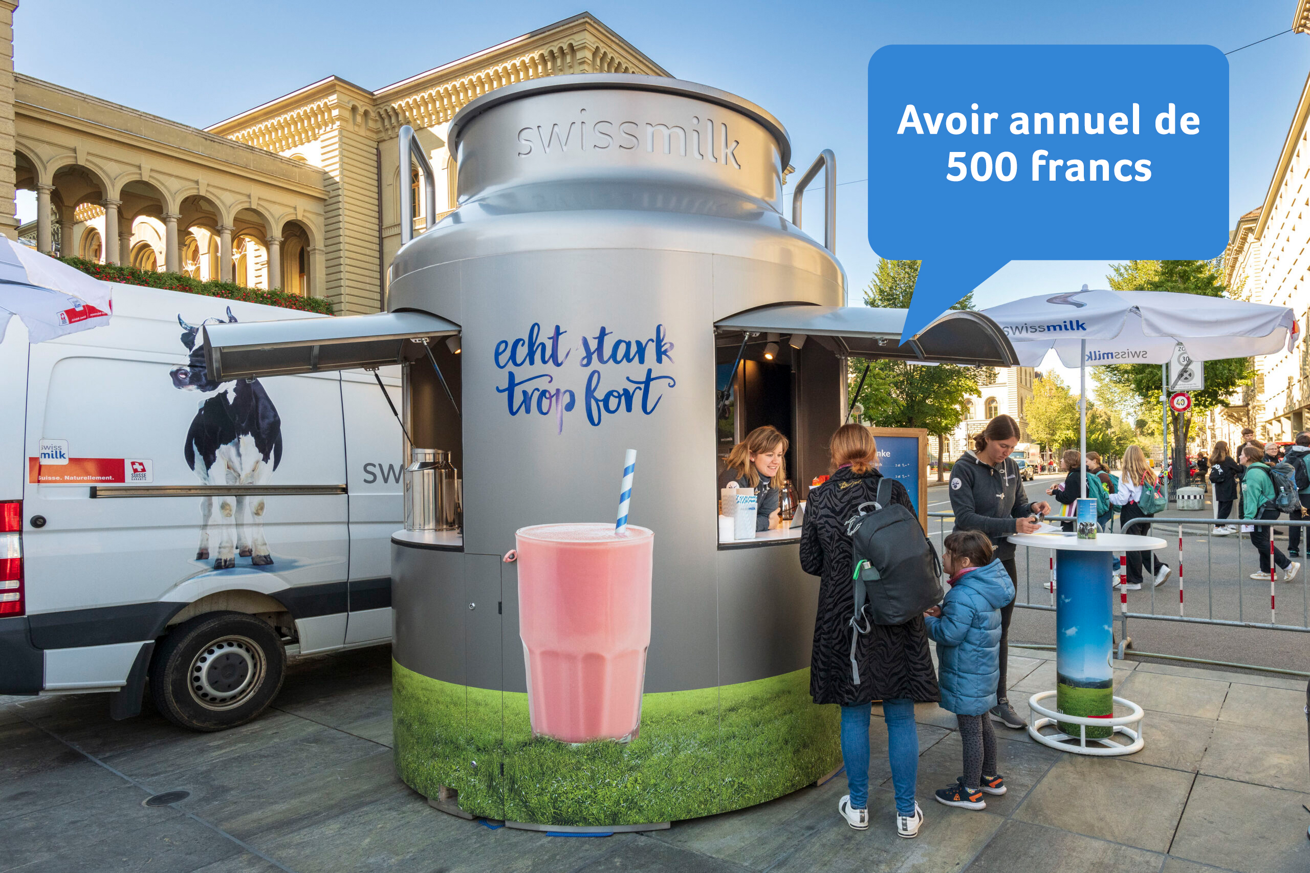En tant que producteur·trice de lait, vous bénéficiez de conditions spéciales pour votre prochaine manifestation.