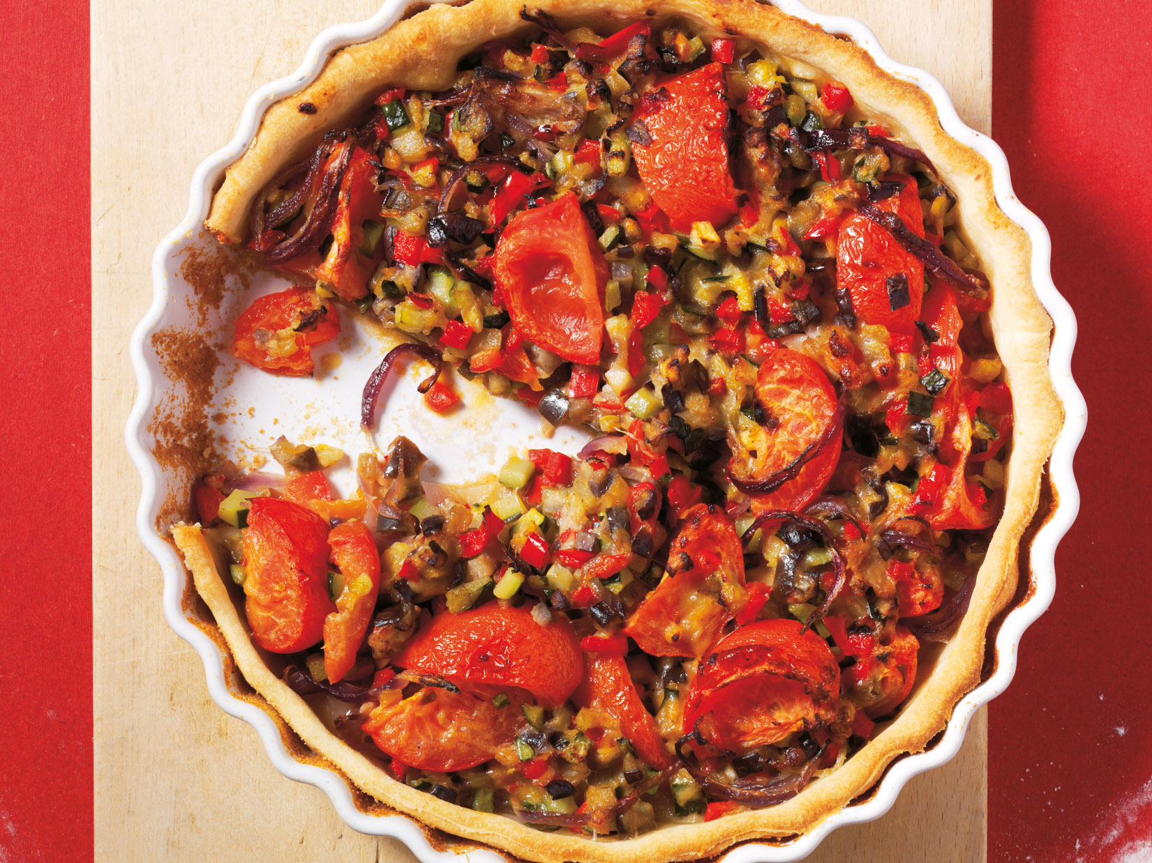 Quiche aux légumes du 1er août