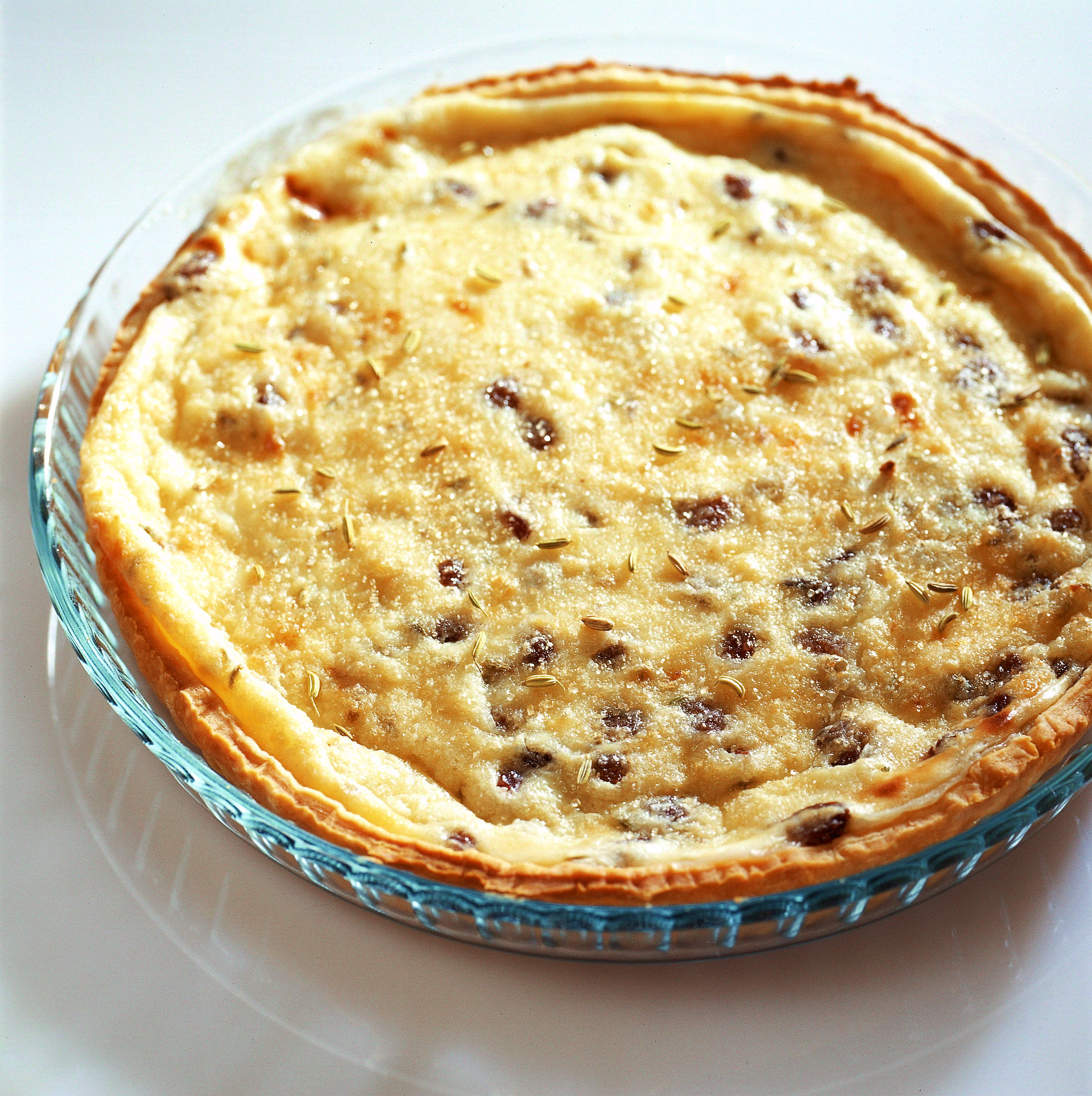Tarte au lait et aux graines de fenouil