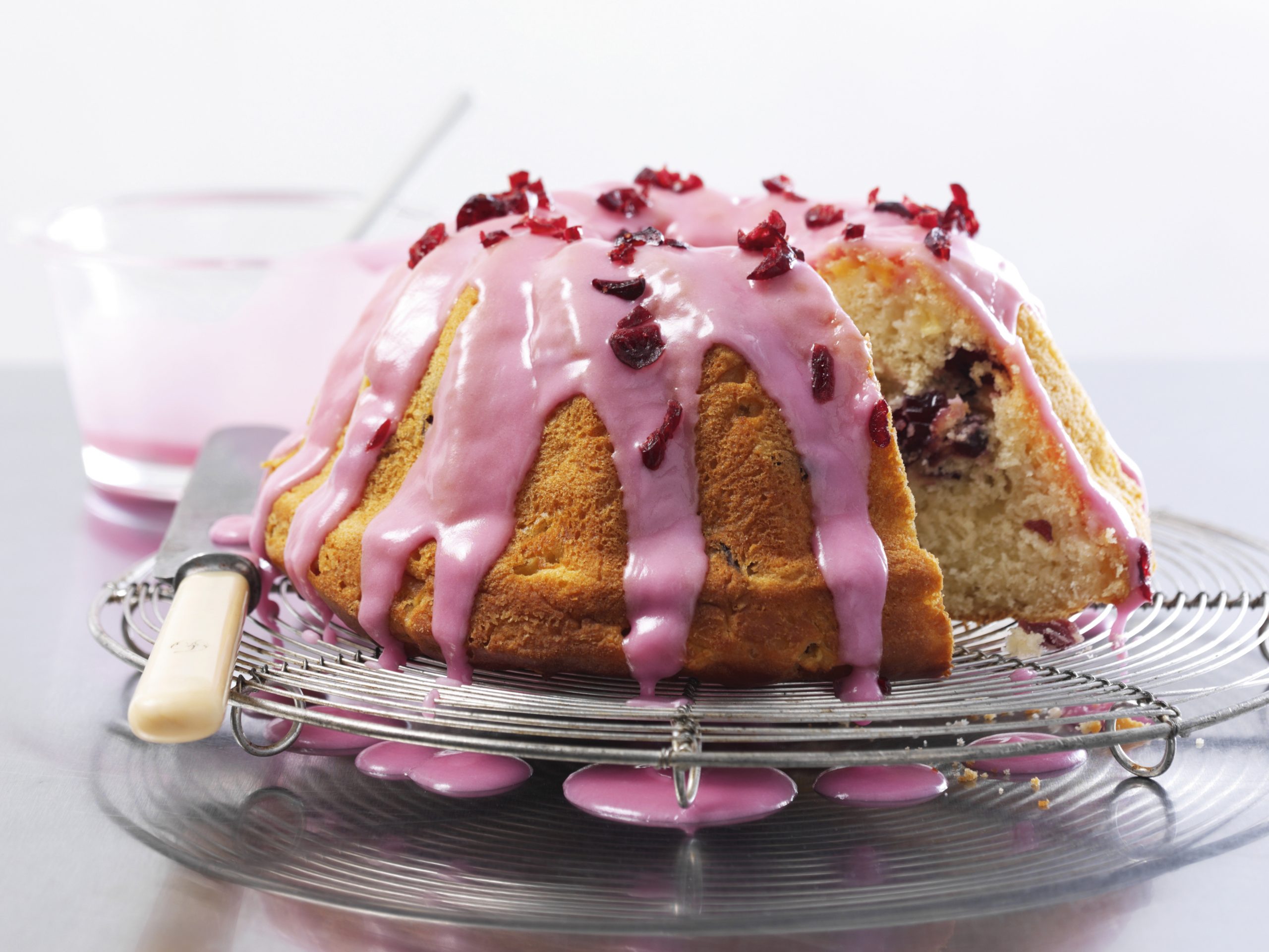 Apfel-Cranberry-Gugelhopf