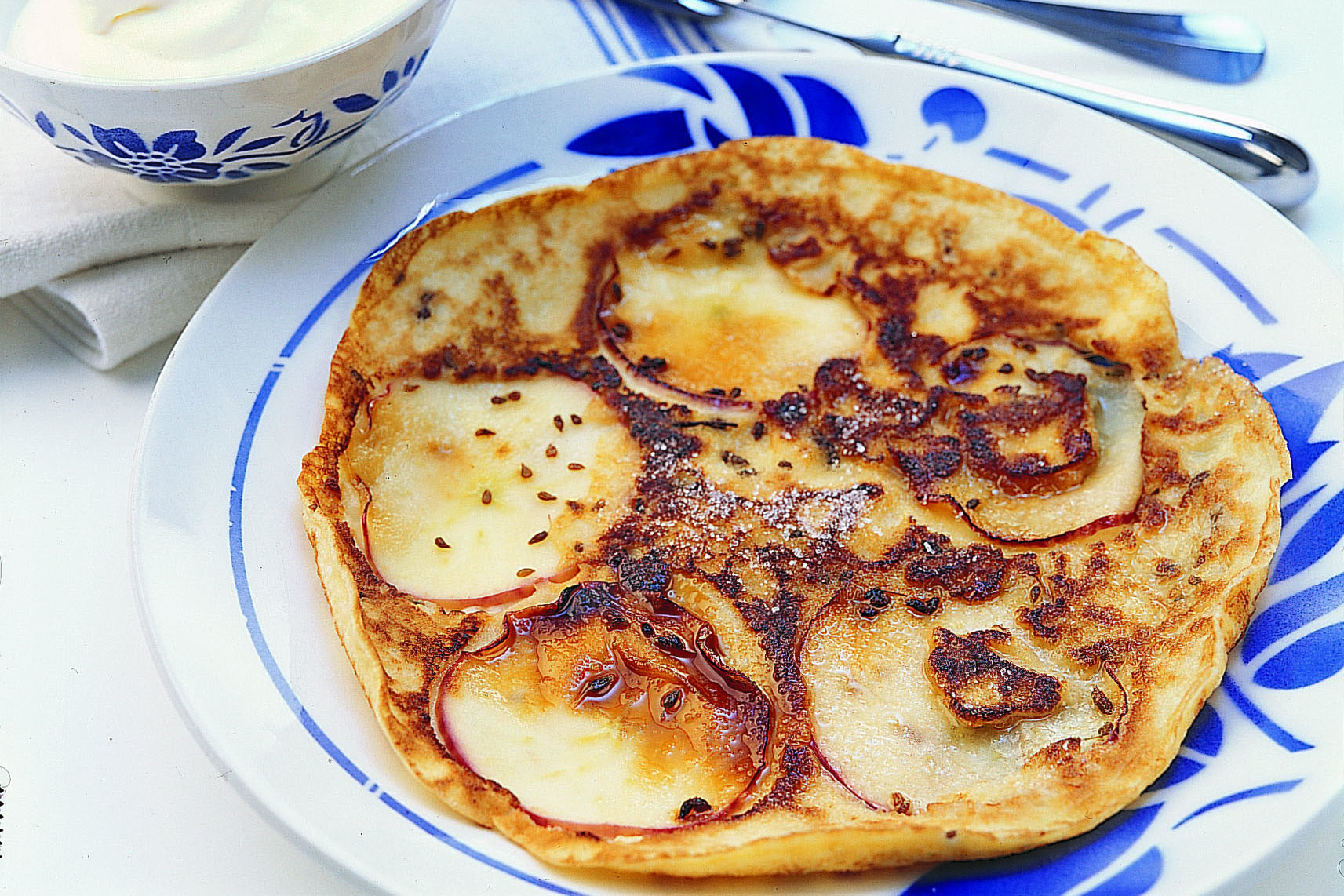 Apfel-Omeletten mit Anis