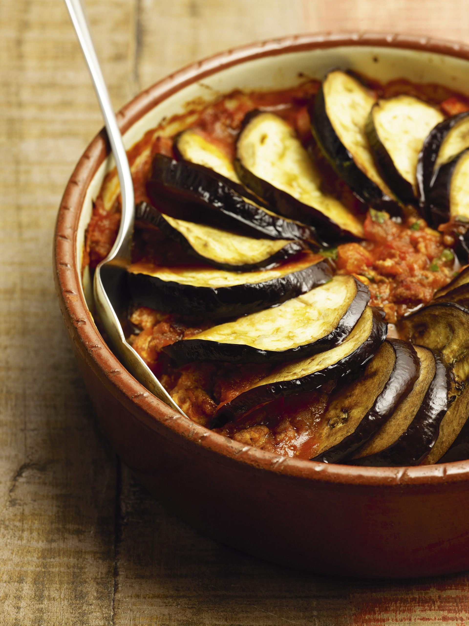 Gratin aubergines-viande hachée