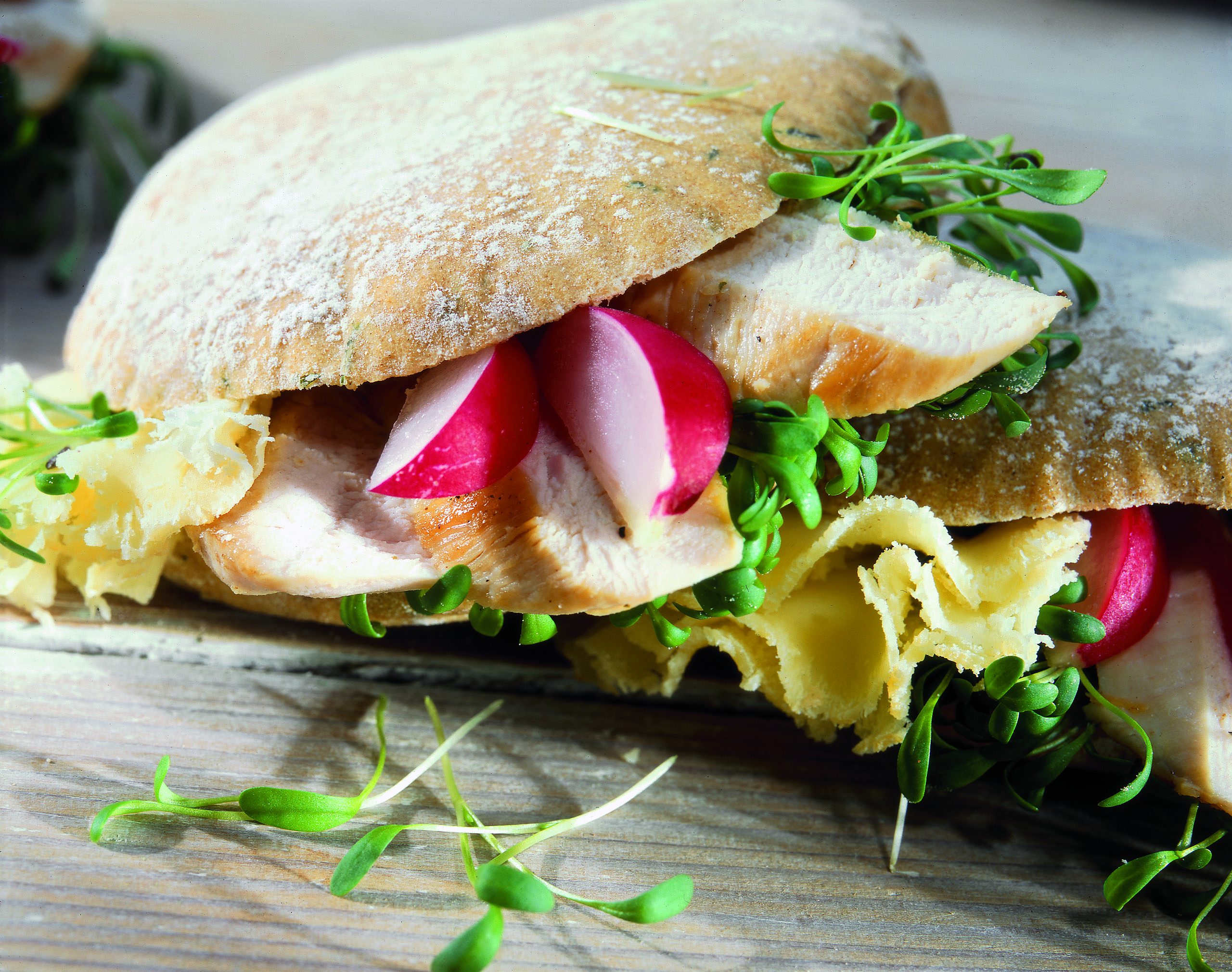 Bärlauch-Sandwich mit Tête de Moine