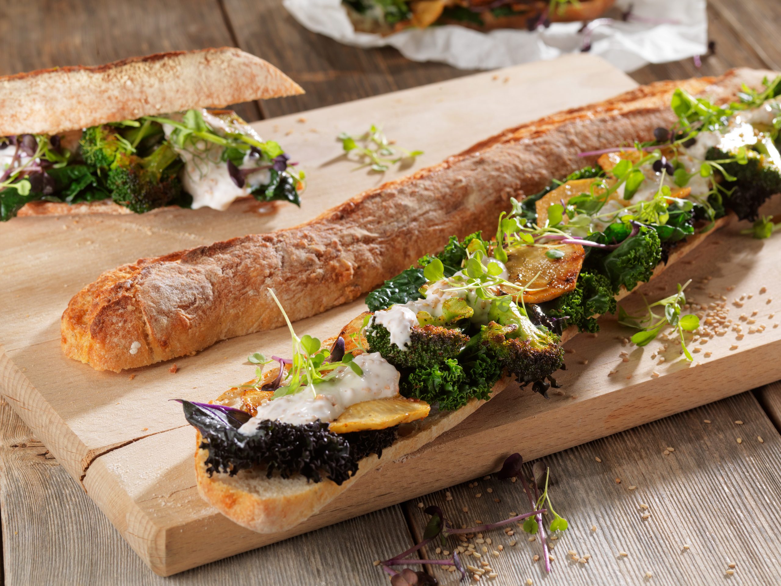 Baguette Mit Grilliertem Gemuse Rezept Swissmilk