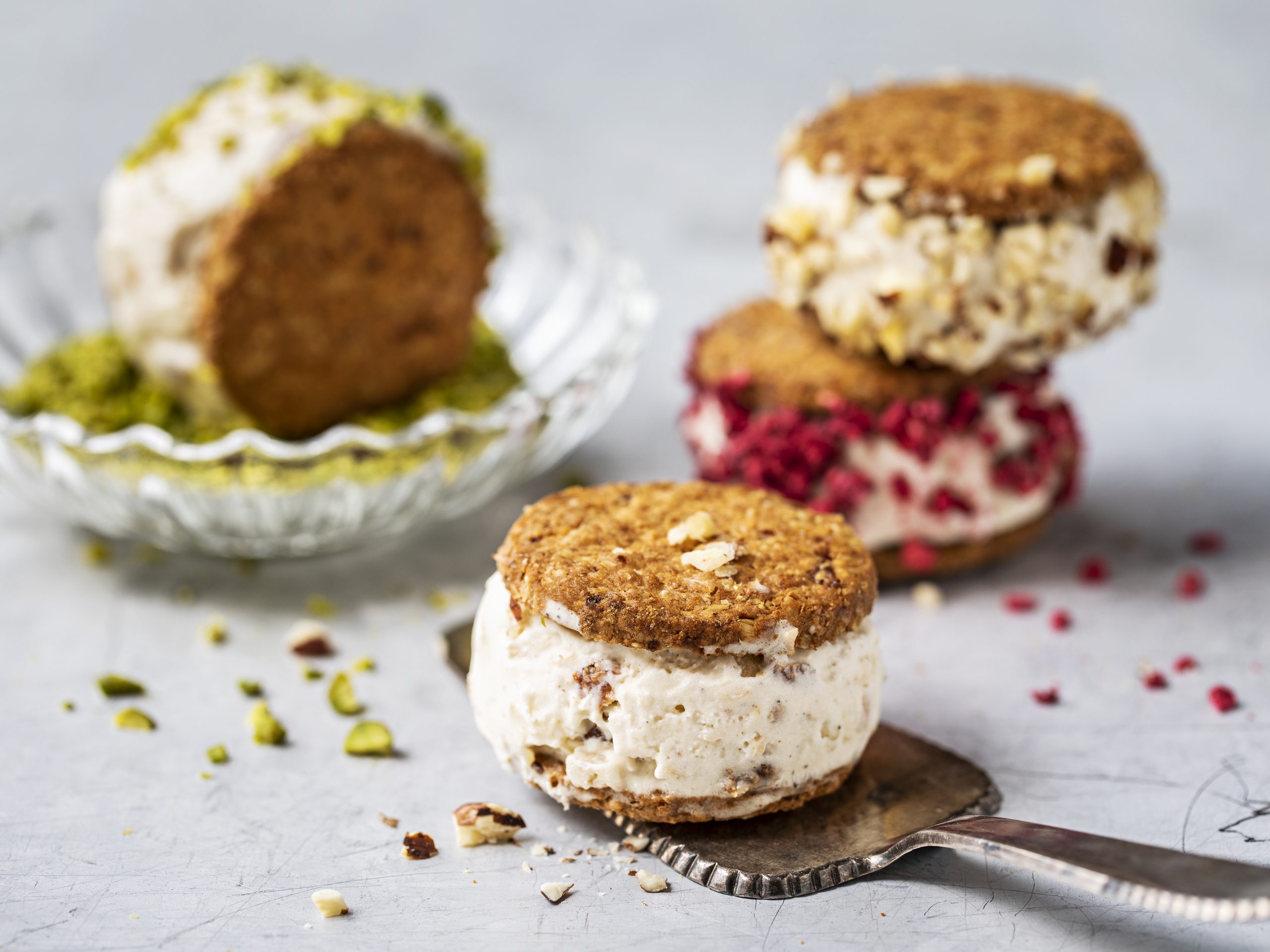 Birchermüesli-Sandwich-Glace