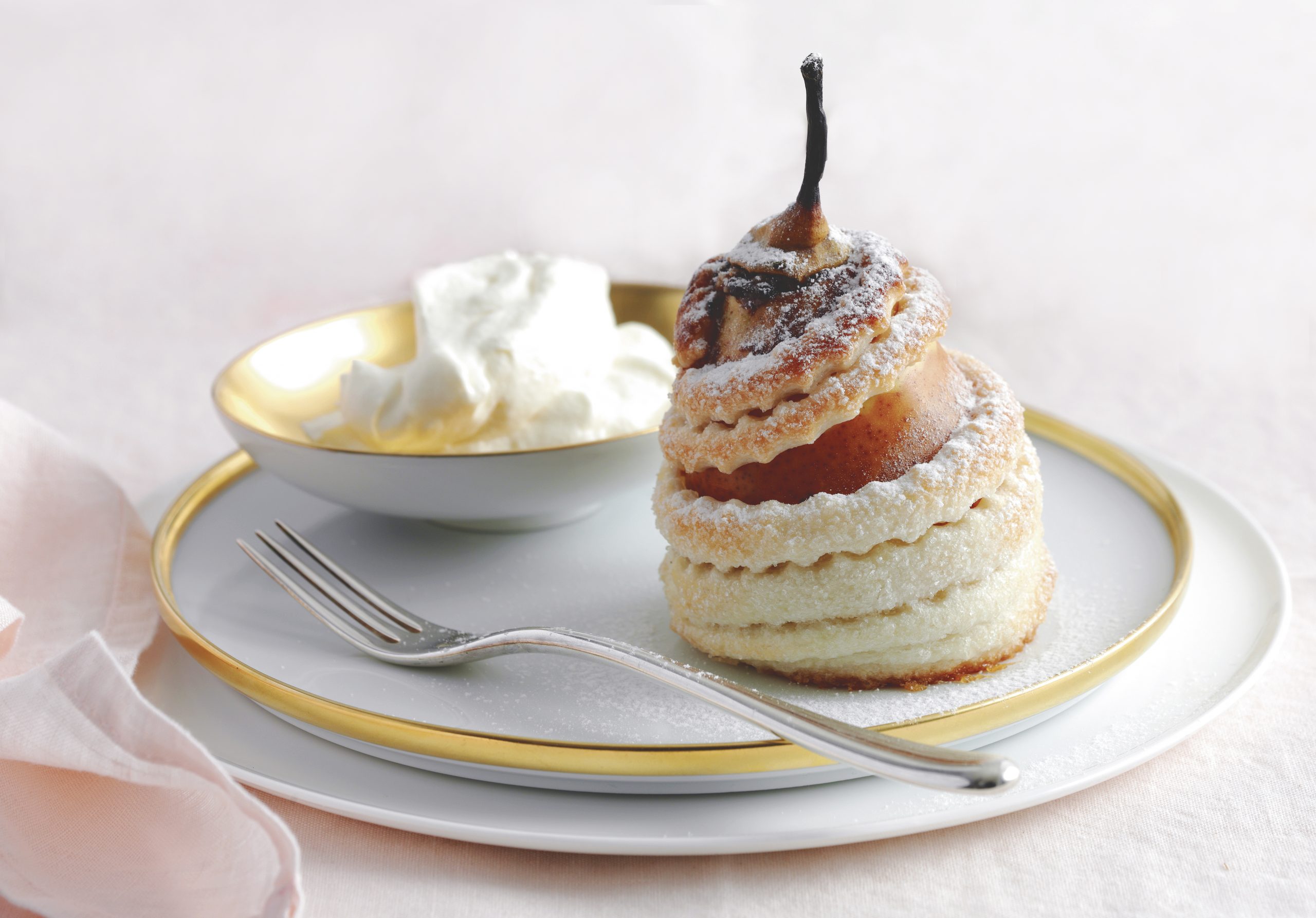 Birnen im Blätterteig mit Williams-Rahm