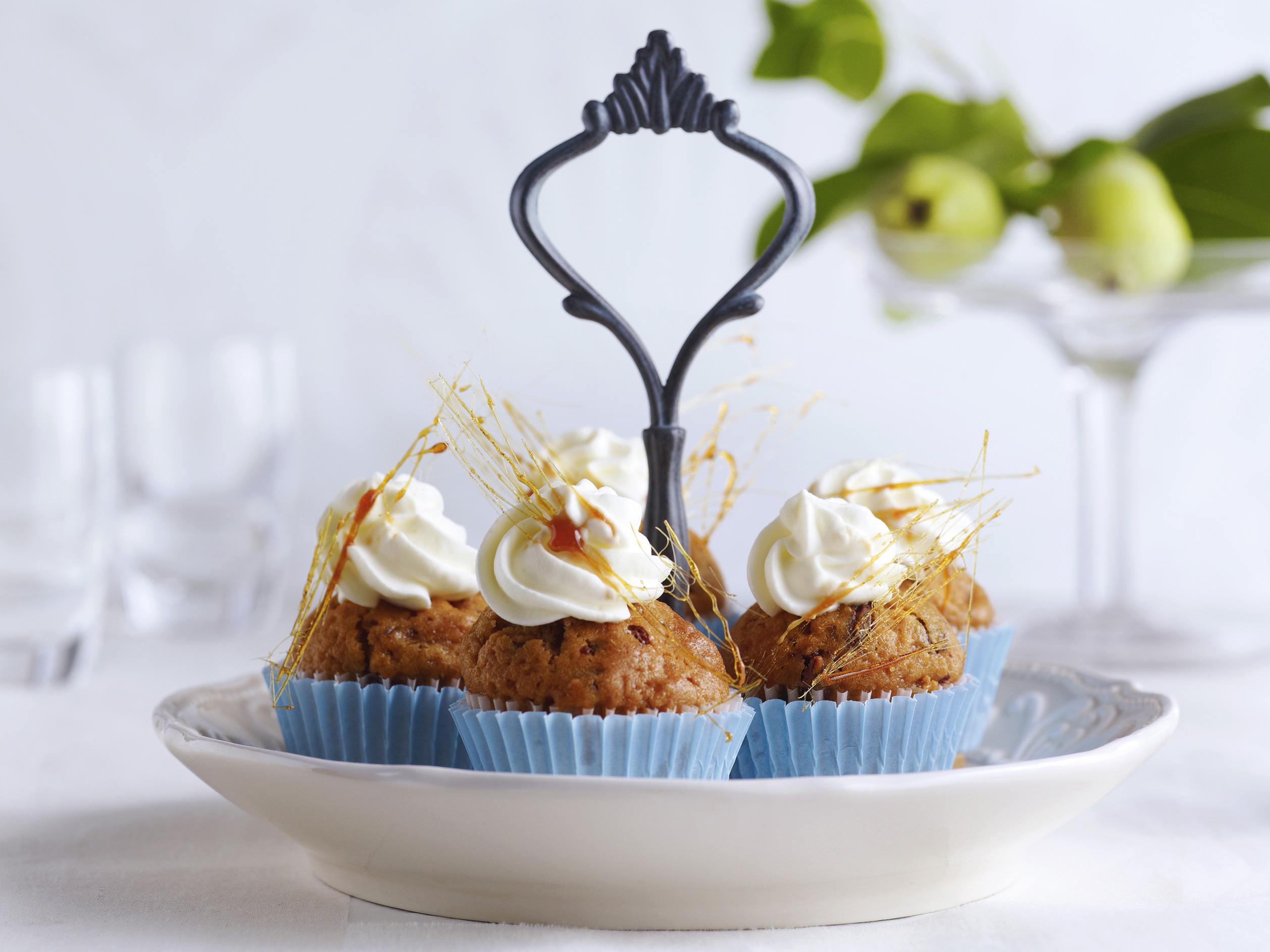 Muffins poire-chocolat
