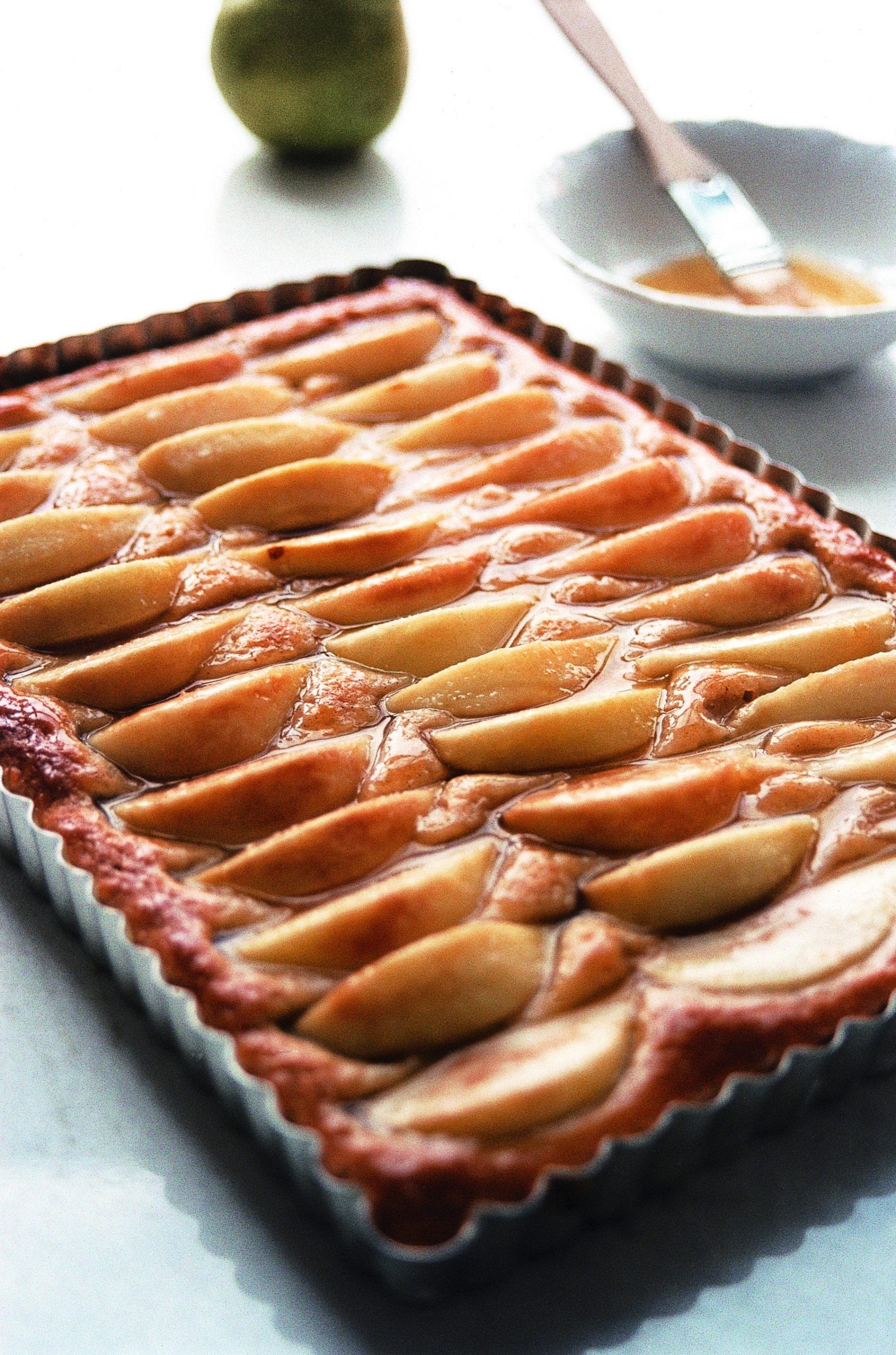 Tarte aux poires sur plaque à l'anis étoilé
