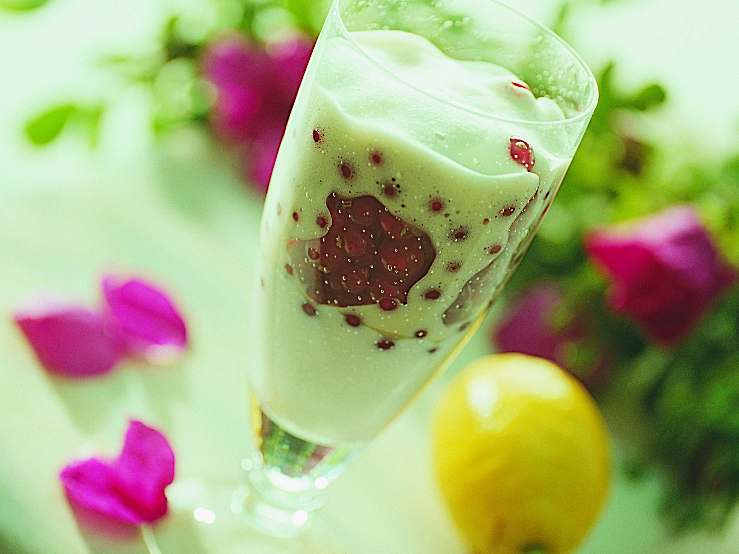Petits fruits au sabayon de blanc-cassis