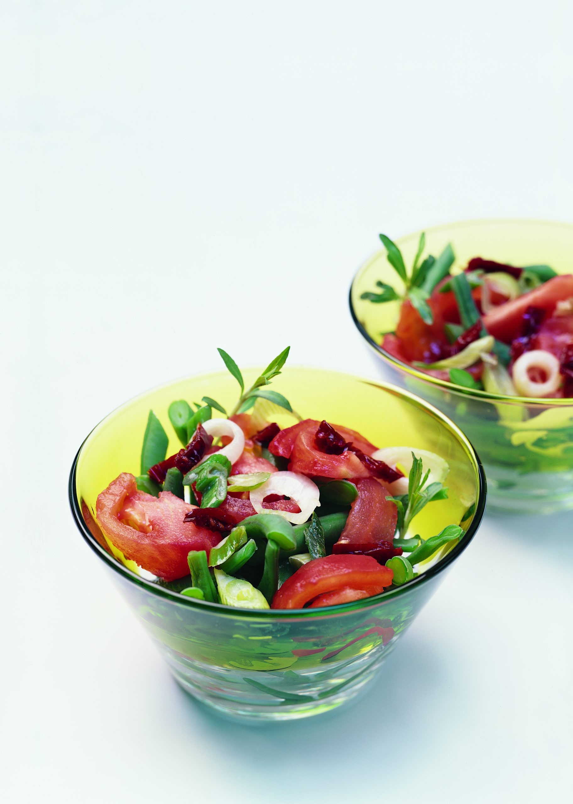 Bohnen-Tomatengemüse