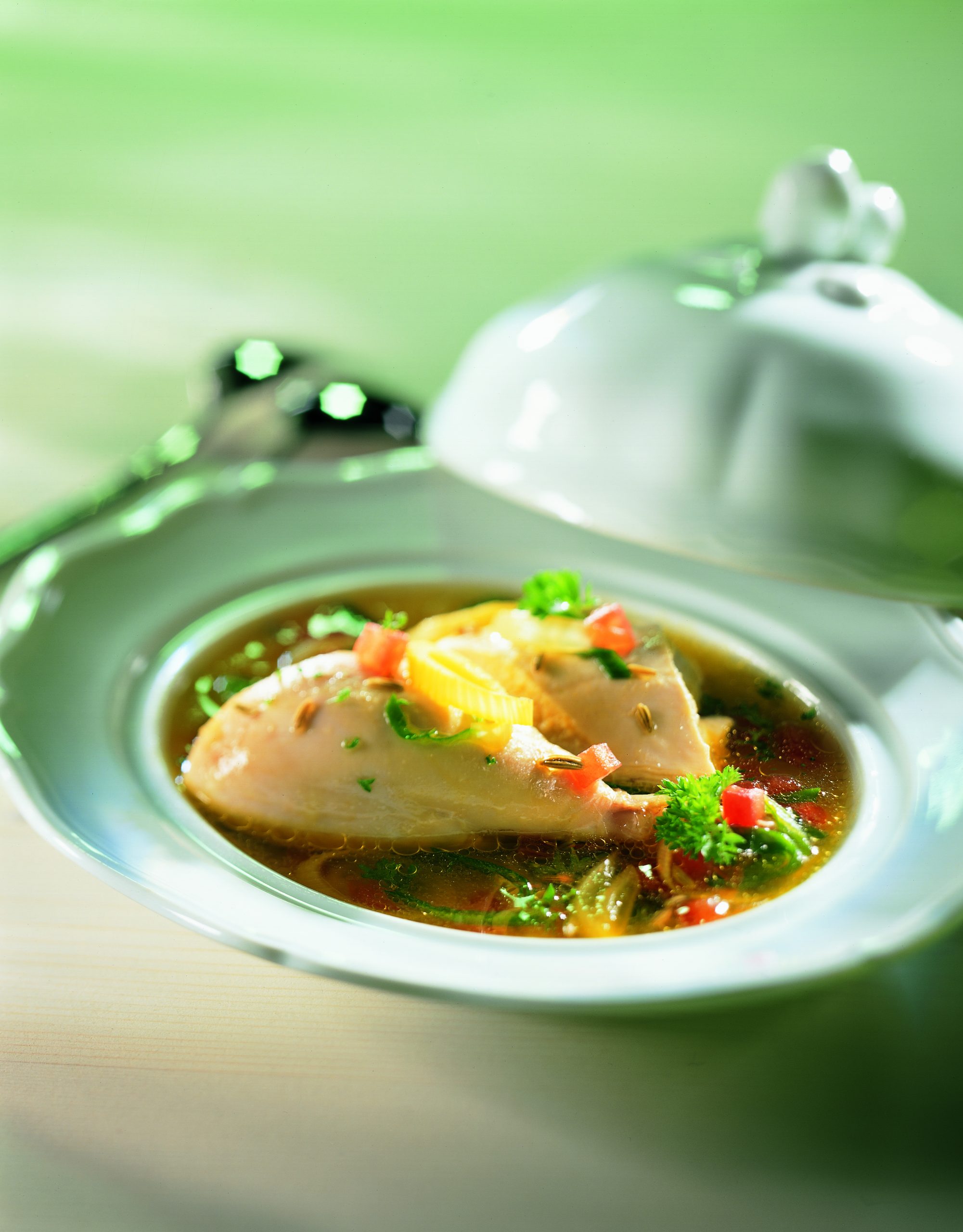 Bouillabaisse de poule au pot