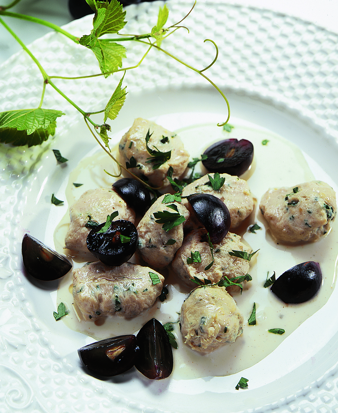 Boulettes rôtiessauce vigneronne à la cannelle