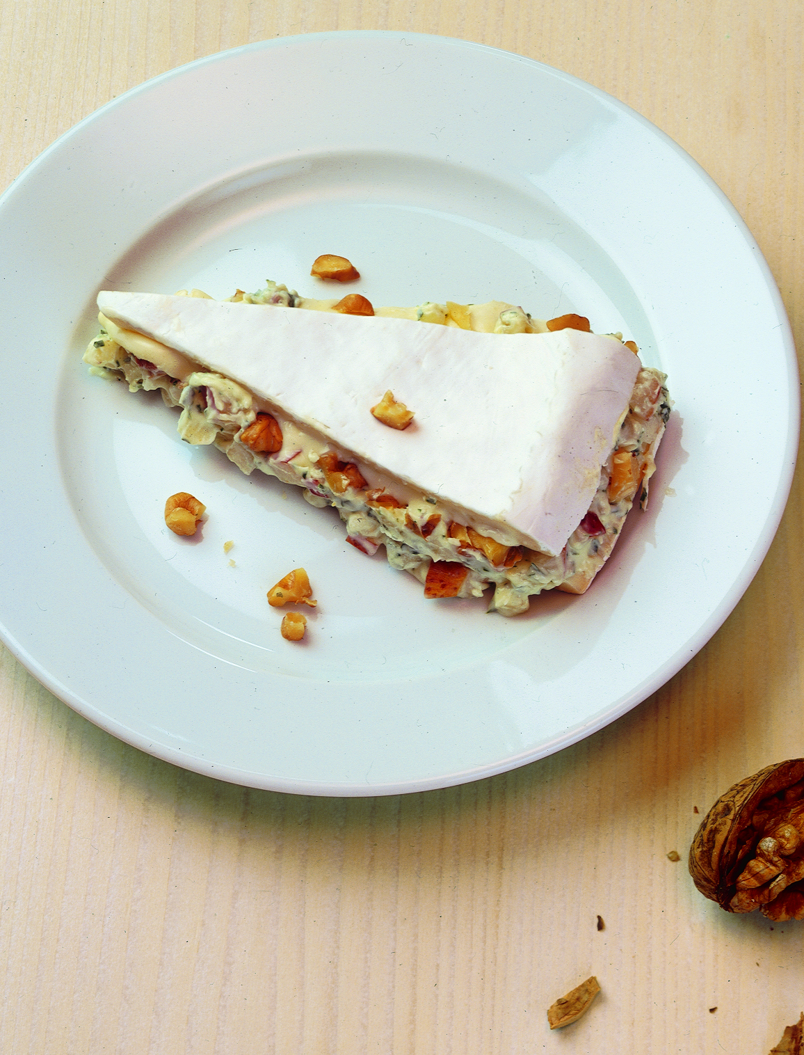 Brie suisse farci aux poires