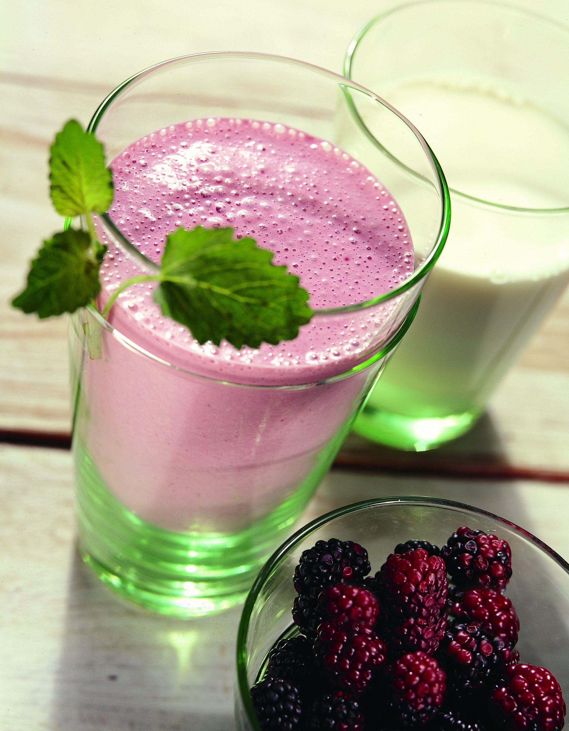 Milkshake aux mûres