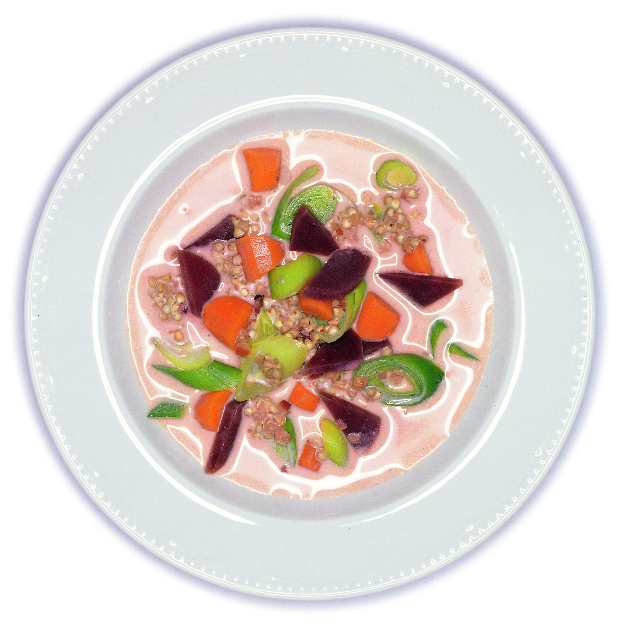 Velouté de sarrasin aux légumes