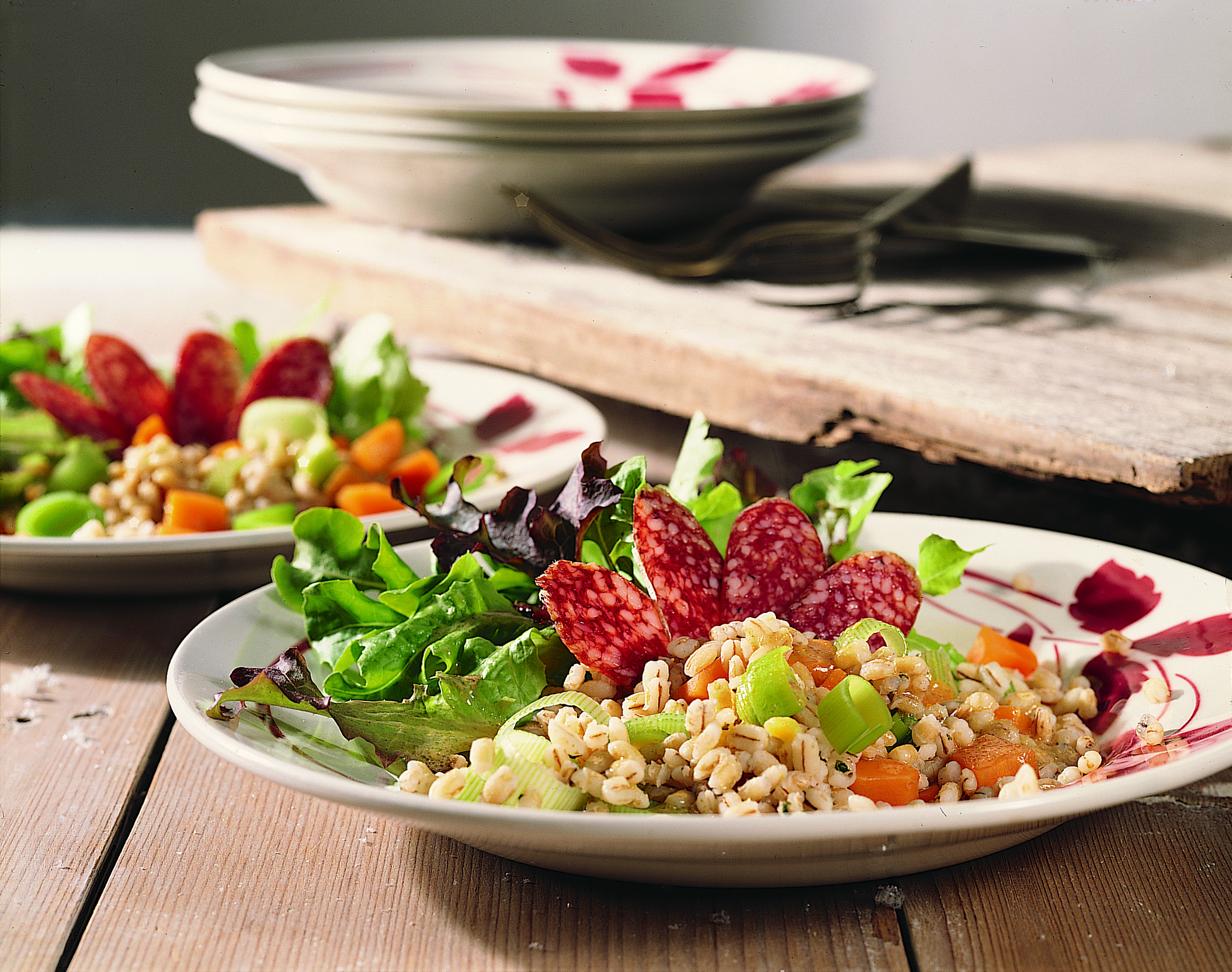 Salade des Grisons à l'orge