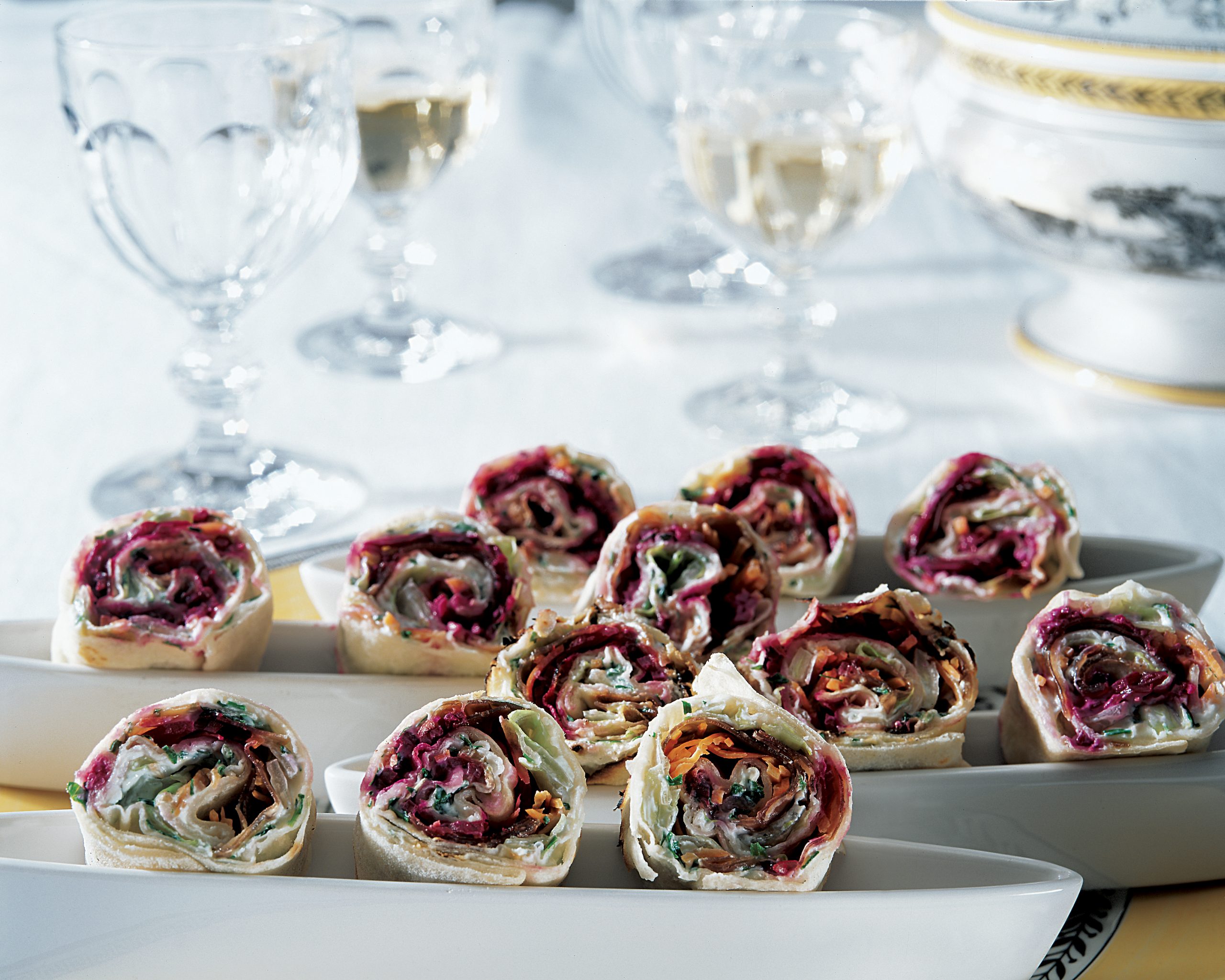 Bündnerfleisch-Wraps