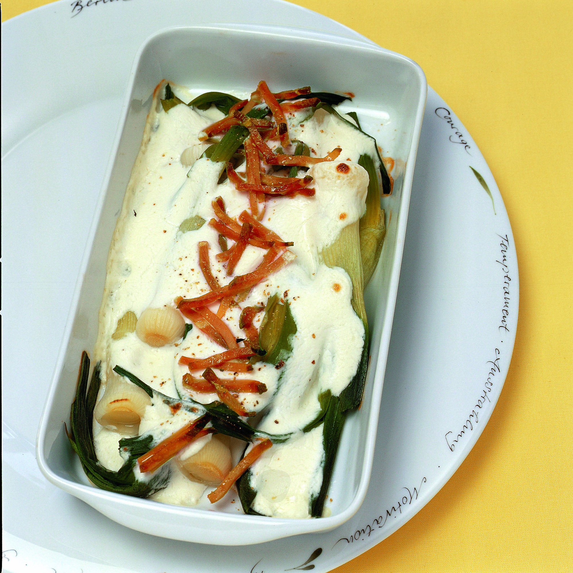 Gratin aux petits oignons