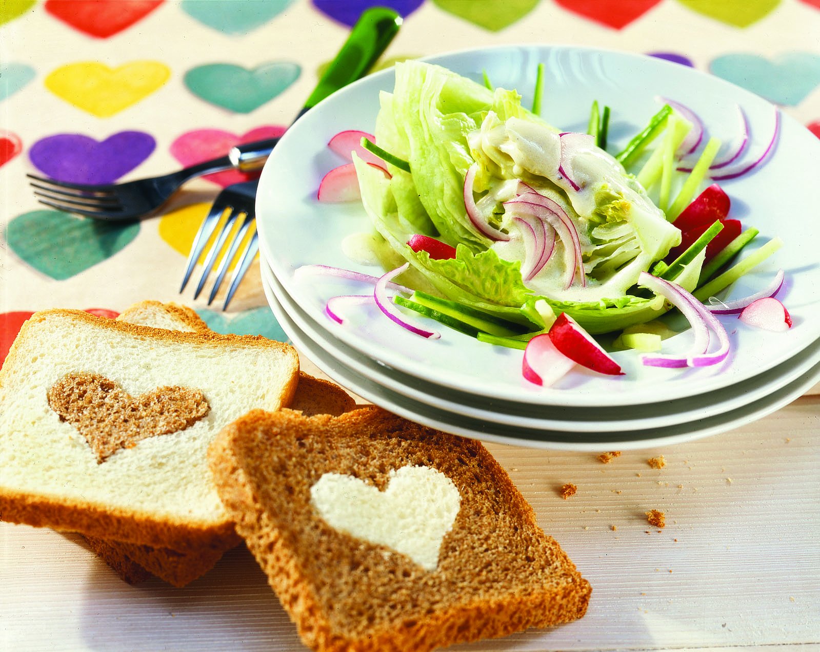 Salade mêlée et ses amours de toasts