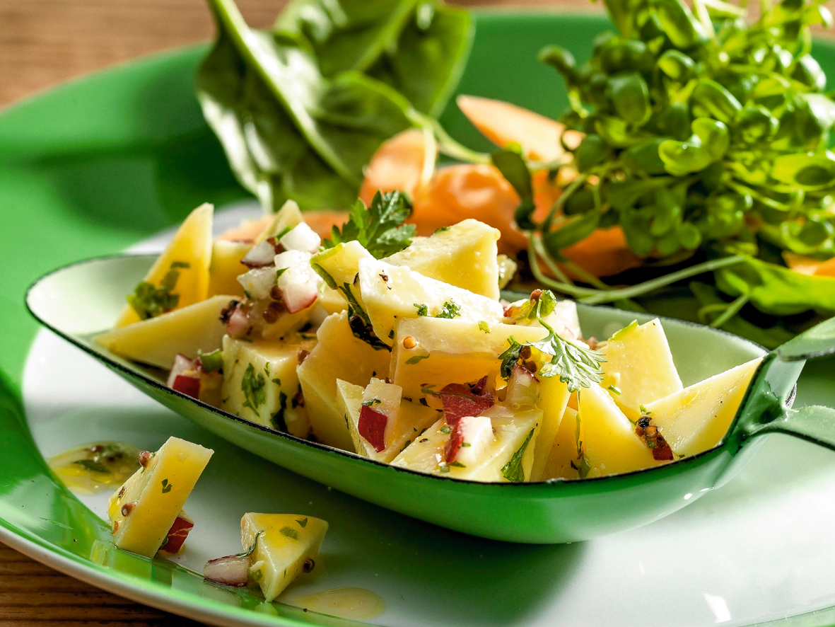 Tartare de fromage coloré