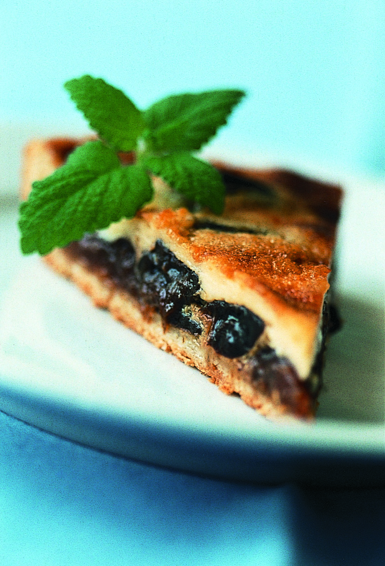 Flan au babeurre et aux pruneaux