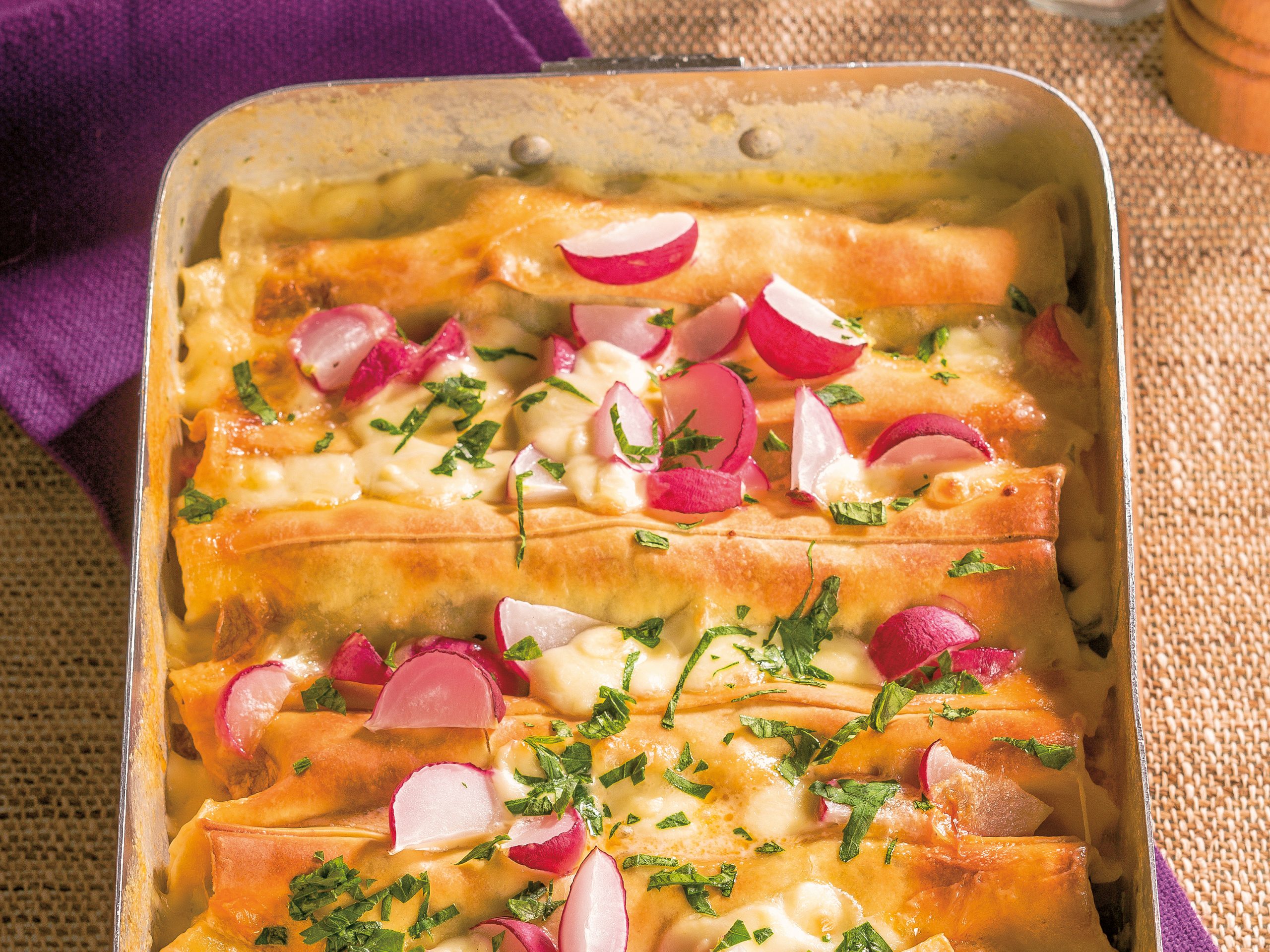 Gratin de cannelloni