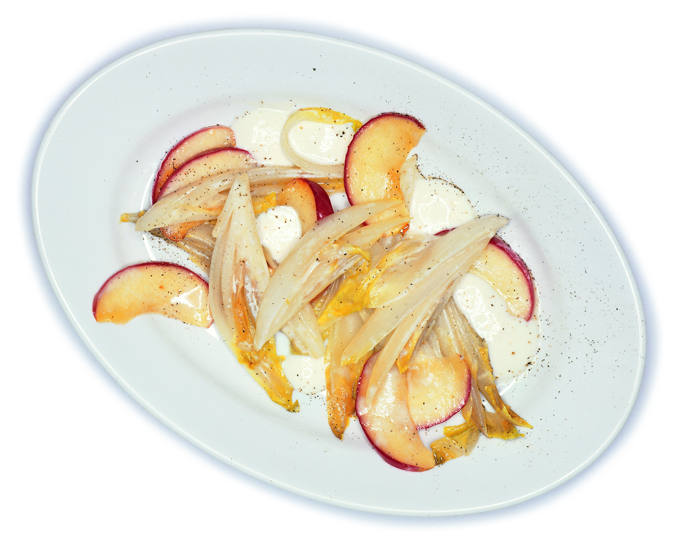 Caramelisiertes Chicorée-Apfel-Gemüse