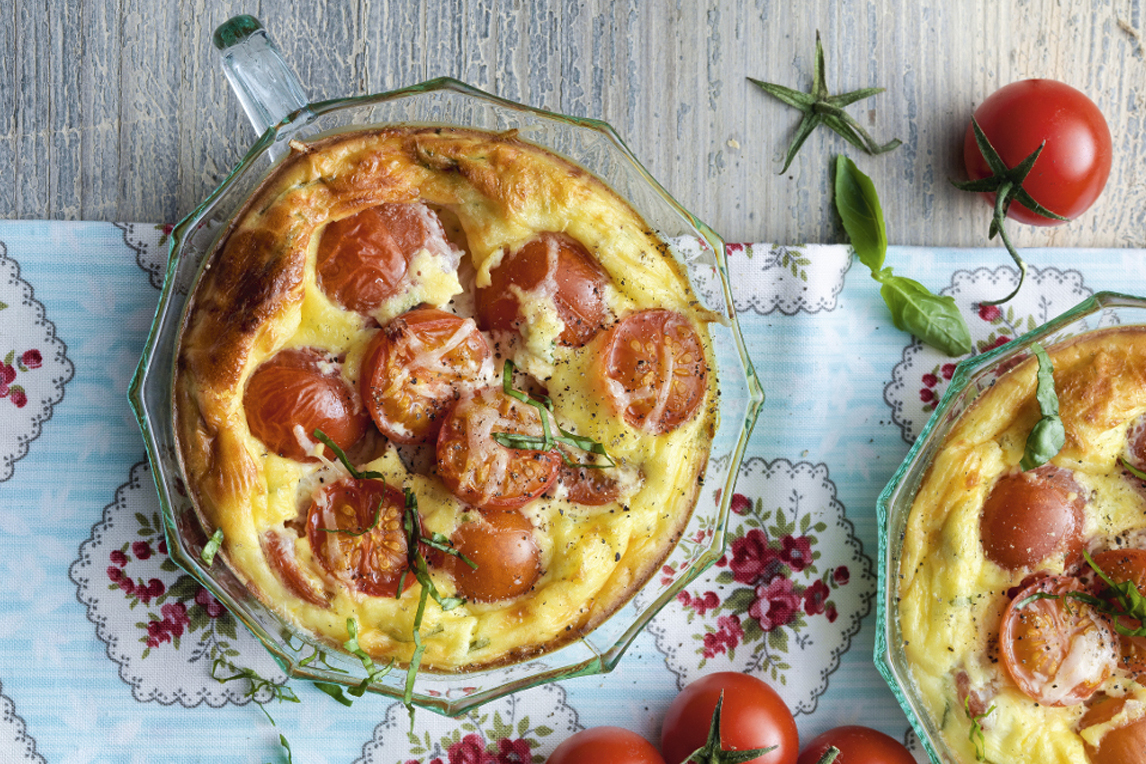 Cherrytomaten-Flan