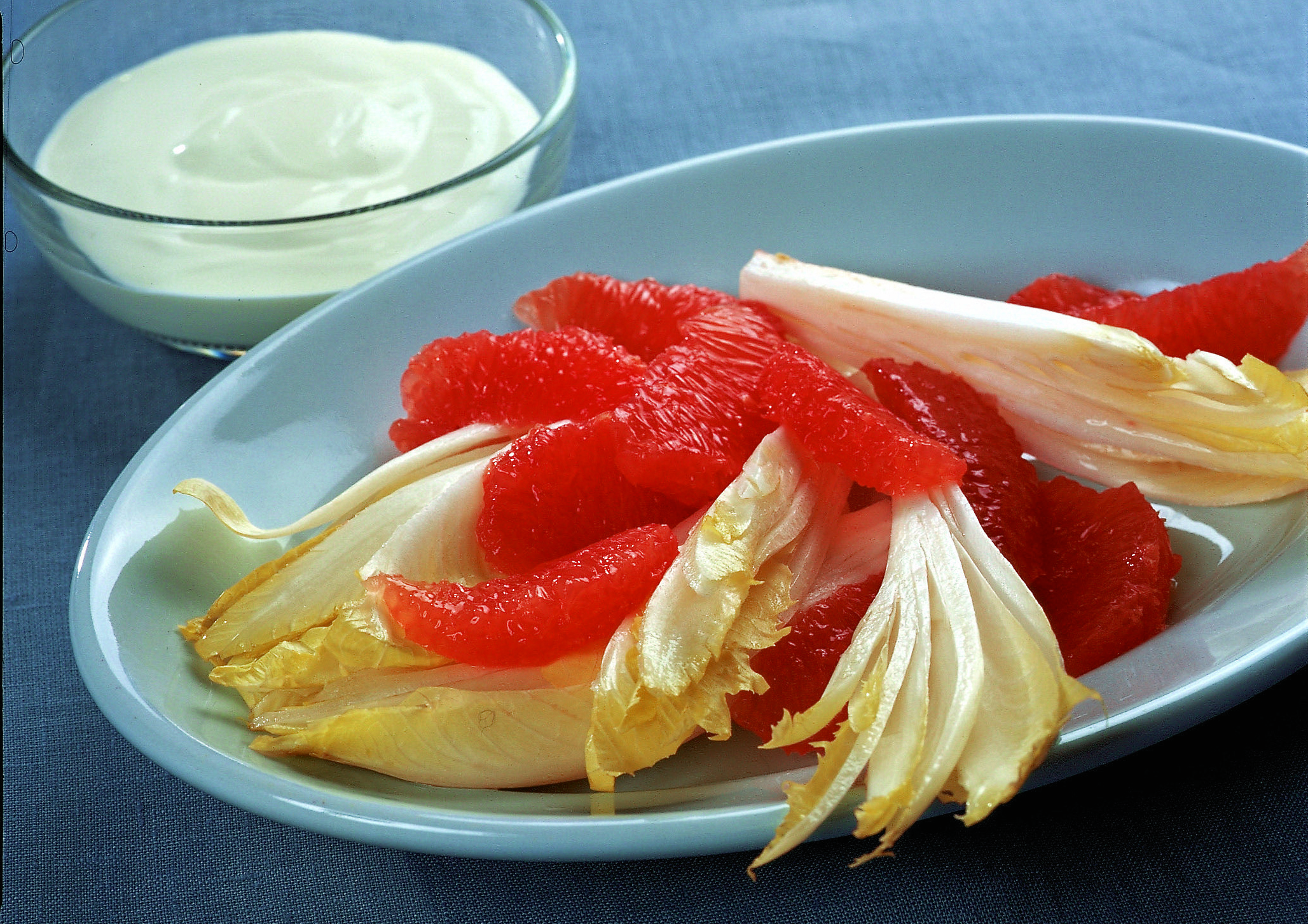 Salade d'endives au pamplemousse rose
