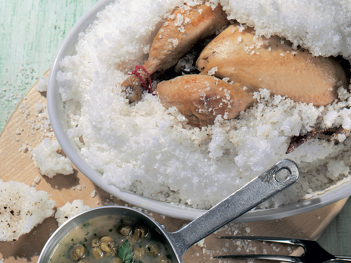 Coq au sel / Poulet in der Salzkruste