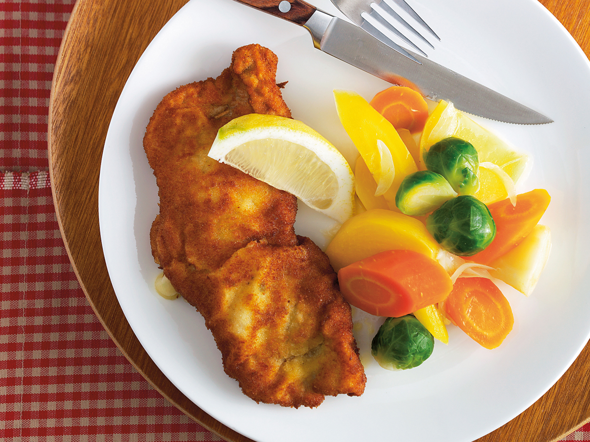 Cordon bleu mit Kräuterkäse