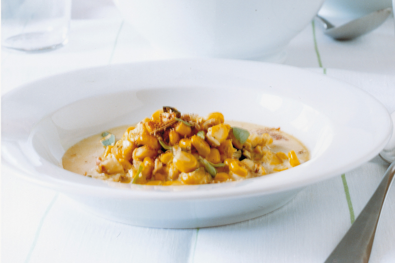 Corn Chowder (Soupe au maïs de Nouvelle-Angleterre)