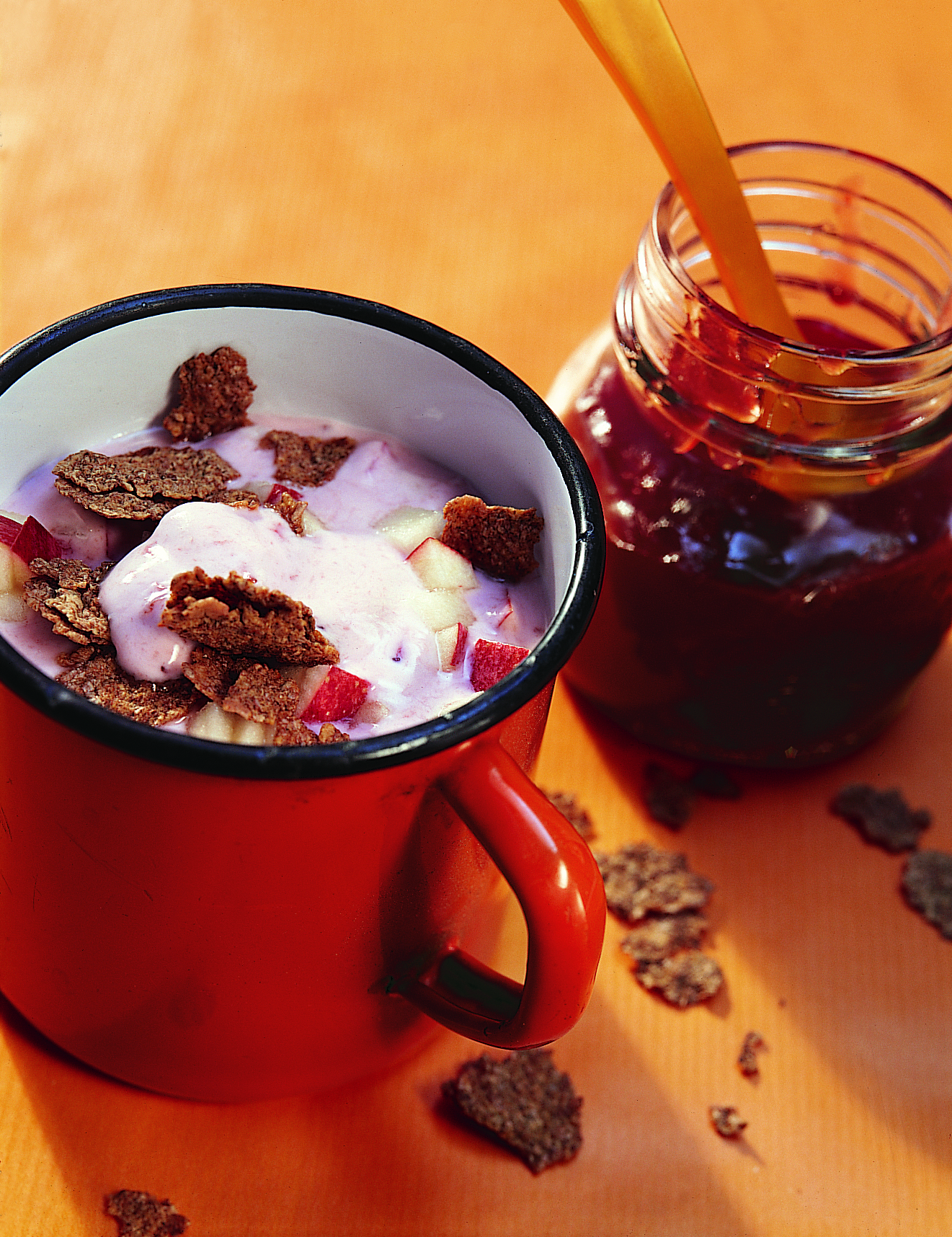 Cornflakes-Frucht-Cocktail