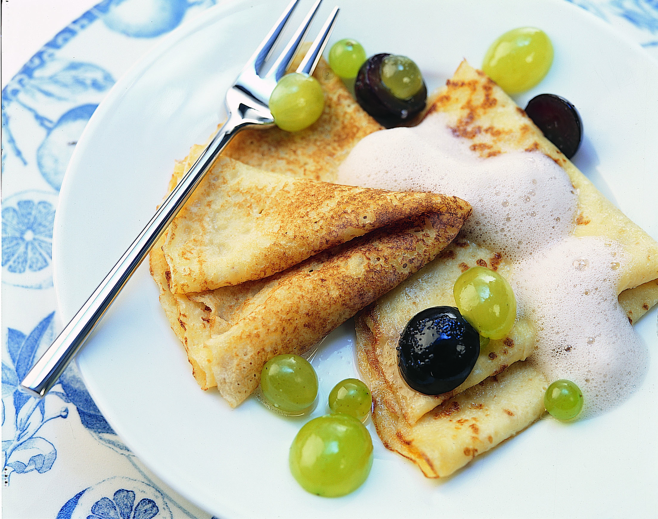 Crêpes au sabayon