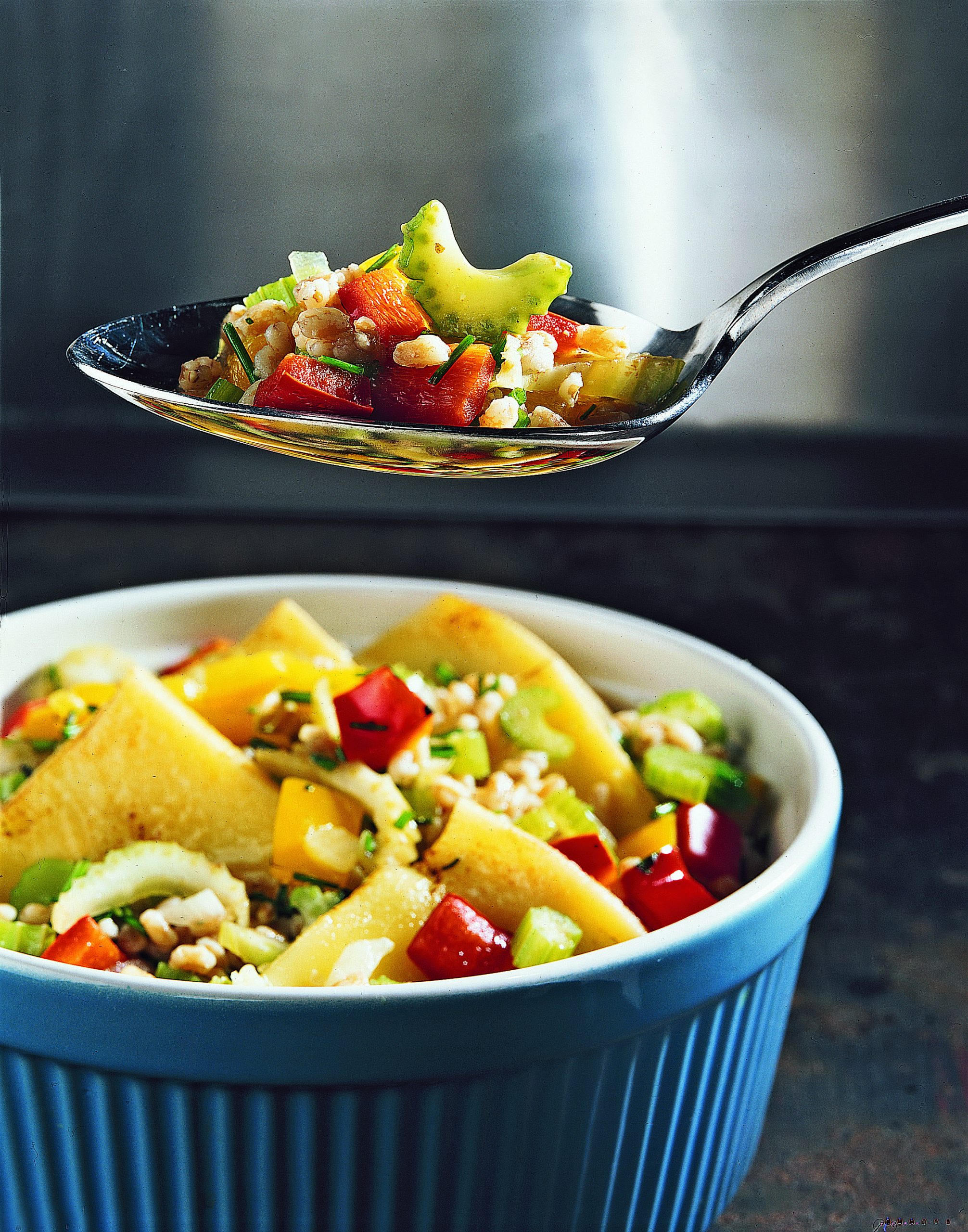 Gratin d'épeautre aux légumes