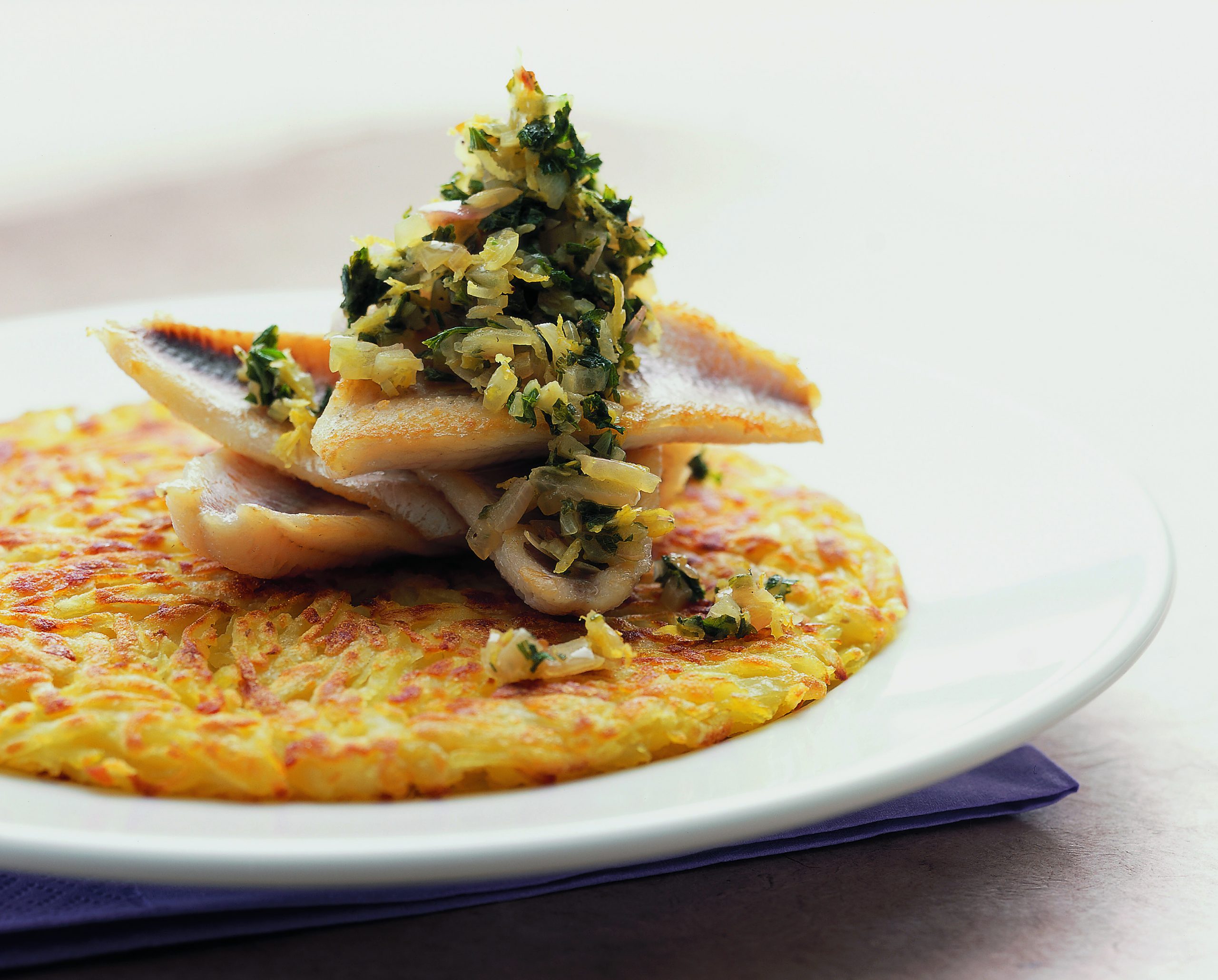 Rösti et filets de perche