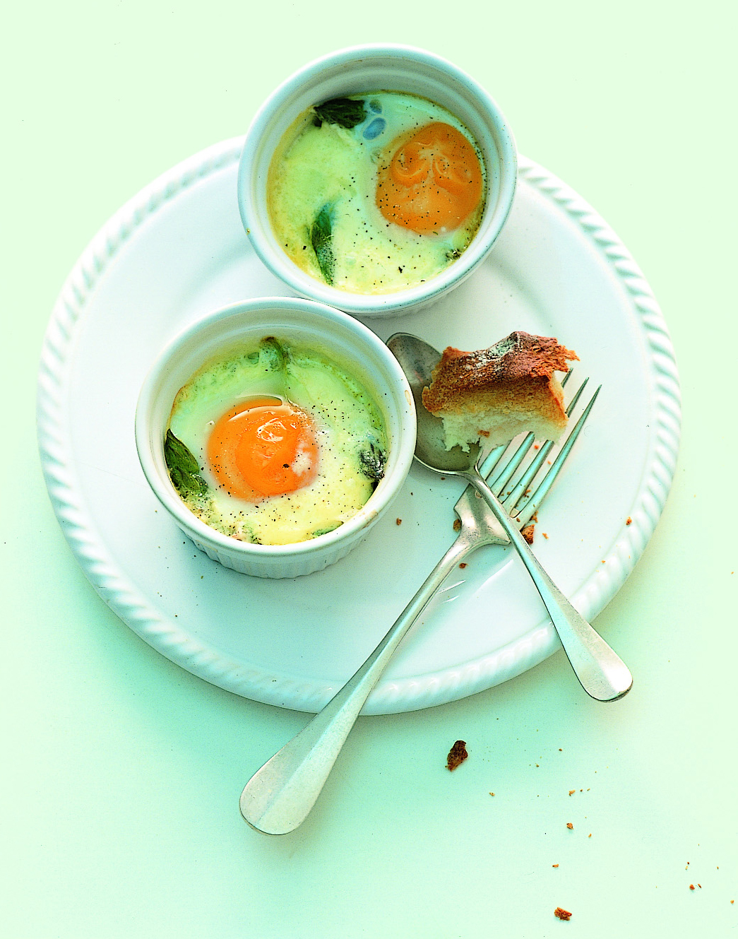 Oeufs cocotte aux asperges