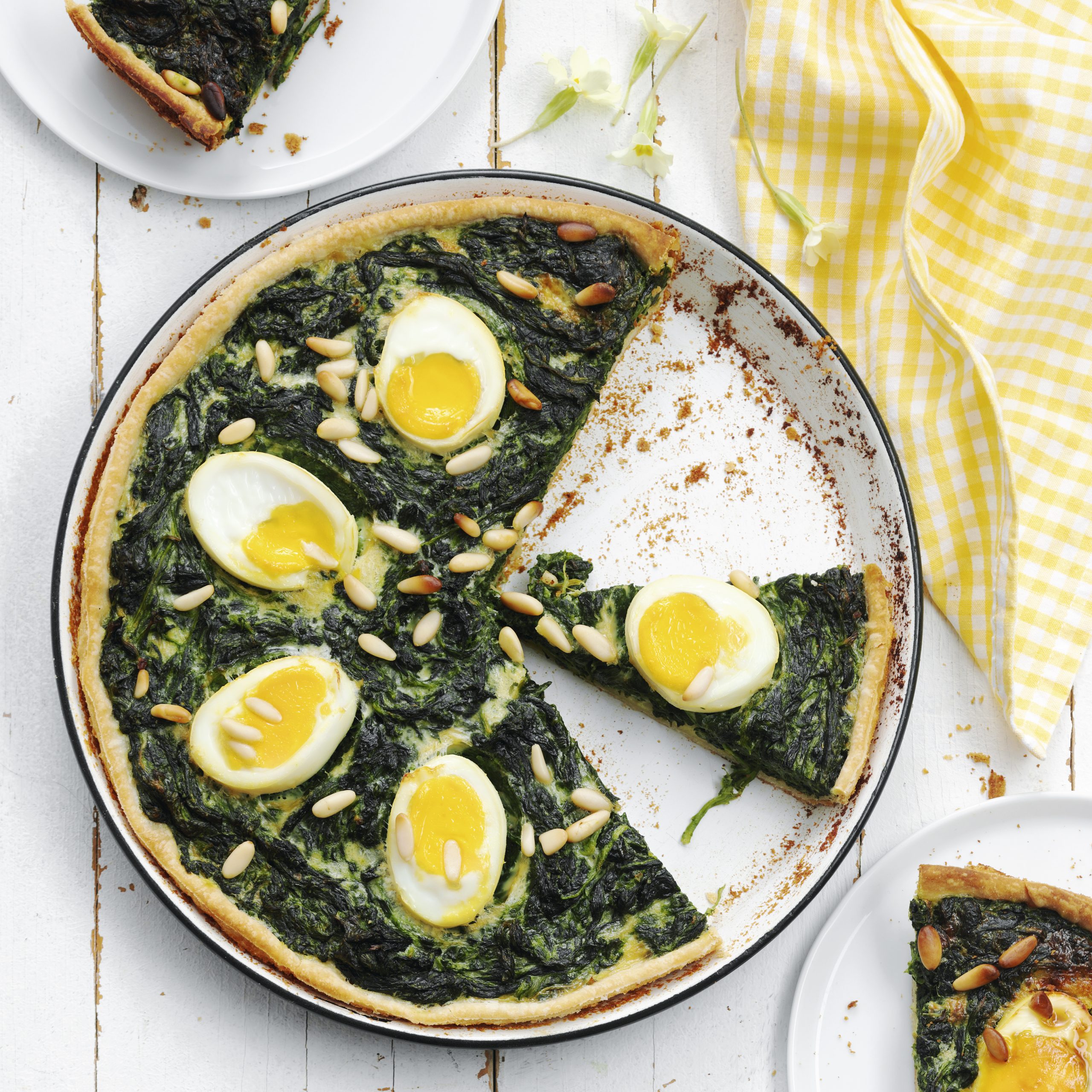 Eier-Spinat-Kuchen