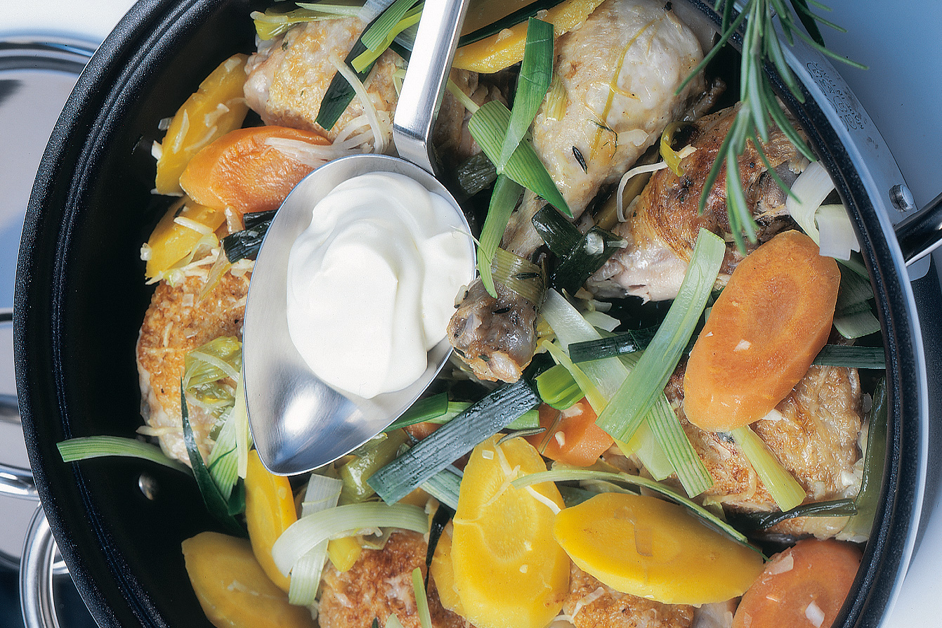 Potée de poulet aux légumes