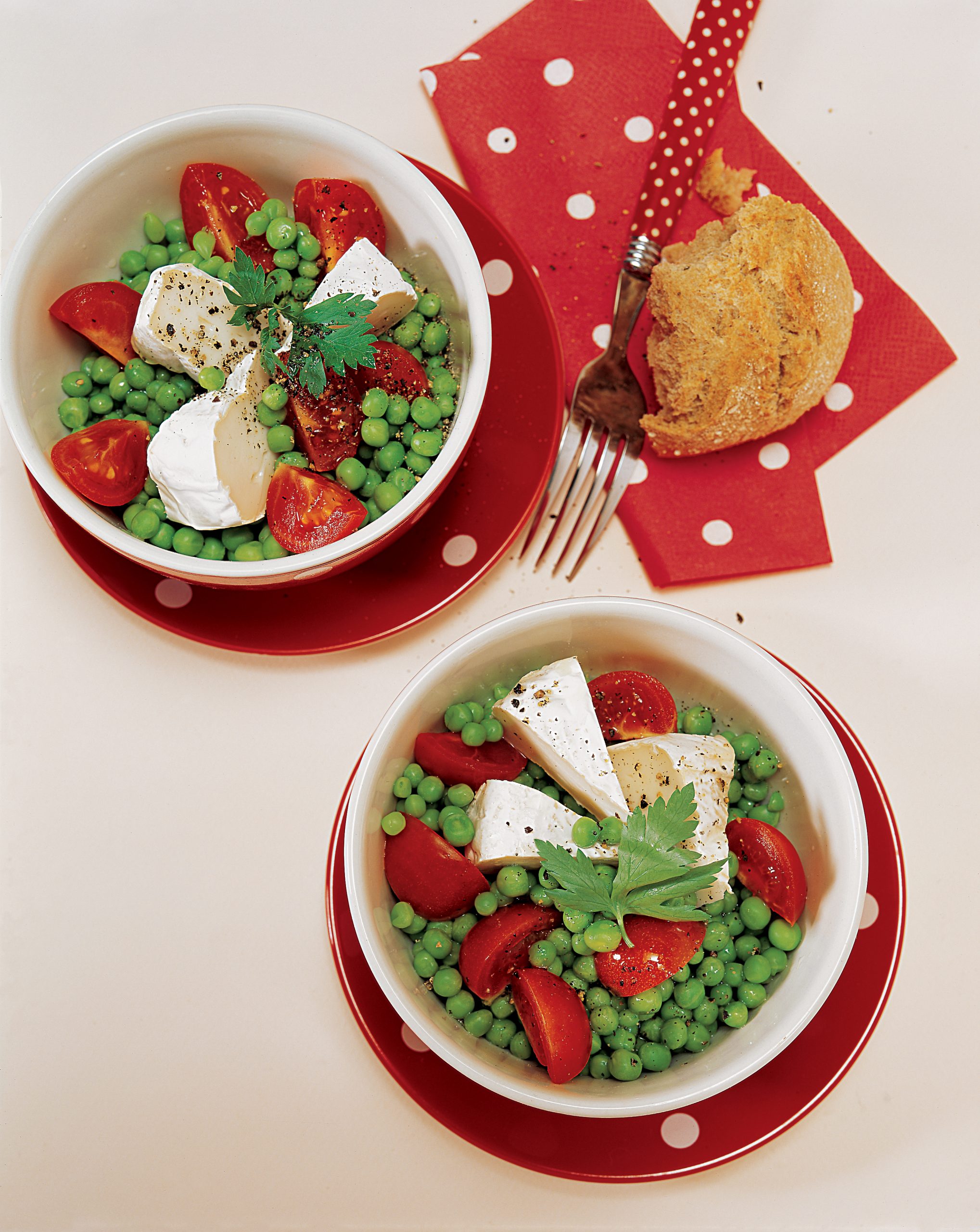 Erbsen-Tomaten-Salat