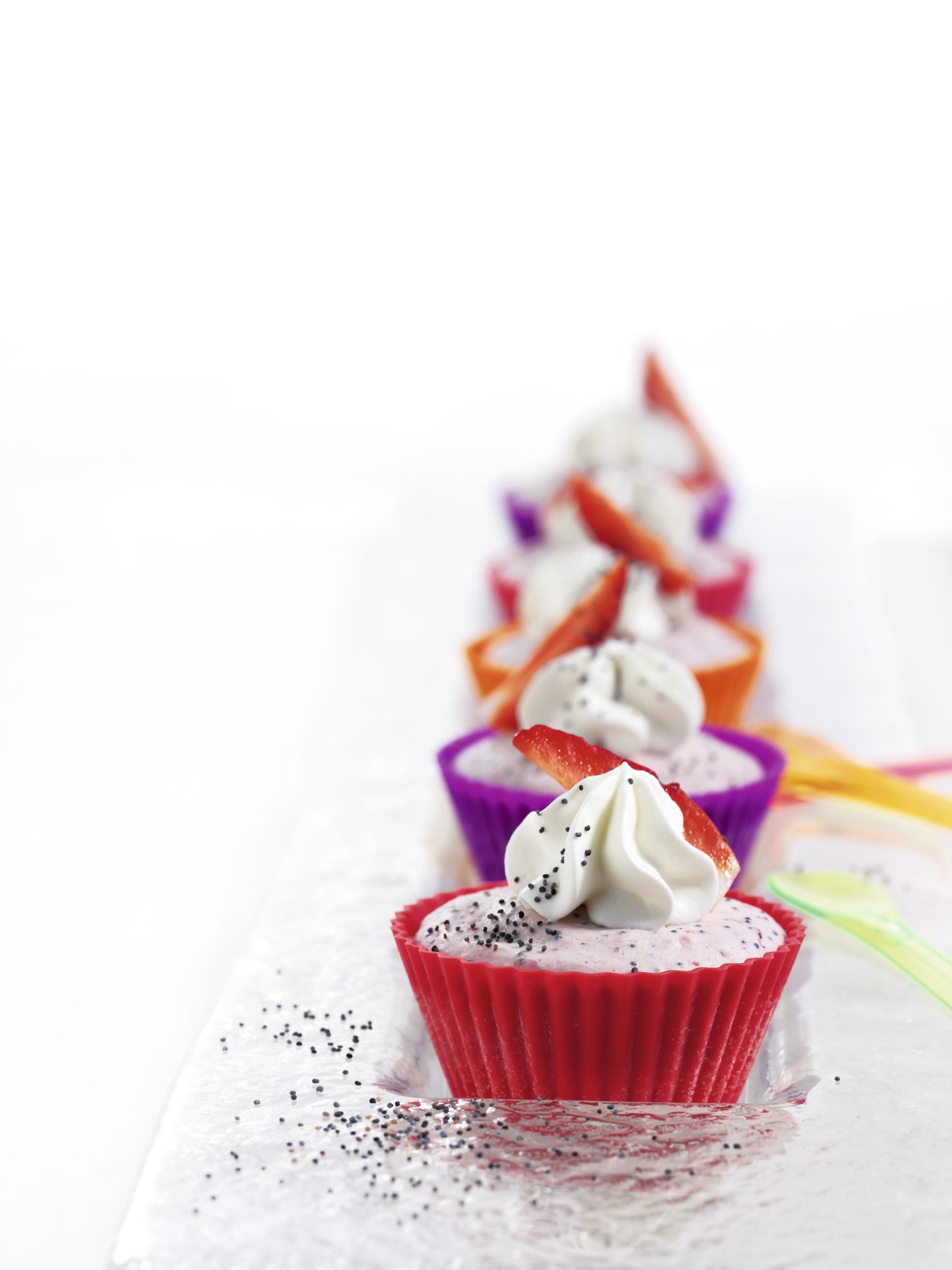 Erdbeer-Mohn-Parfait