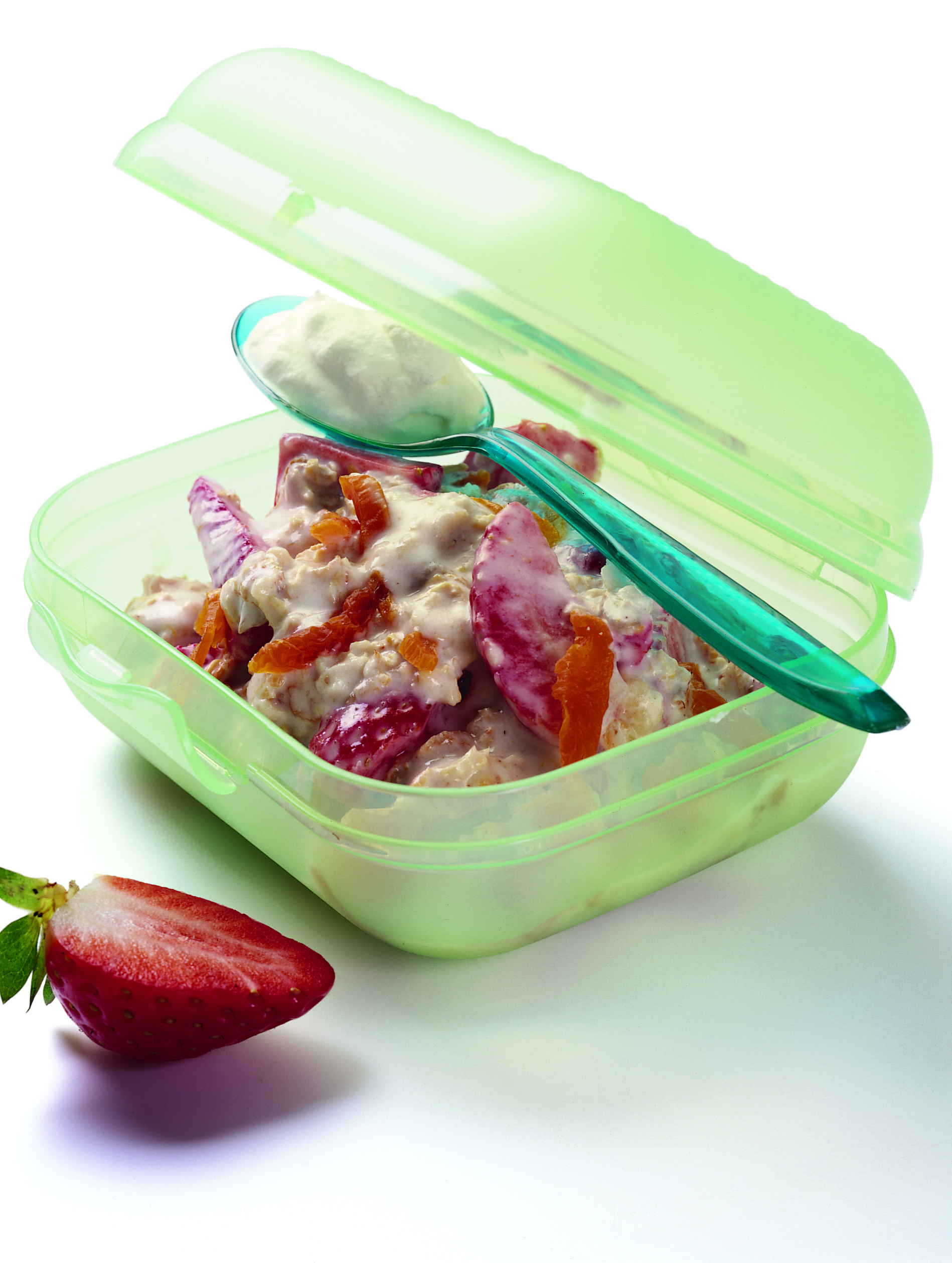 Bircher aux fraises et au babeurre
