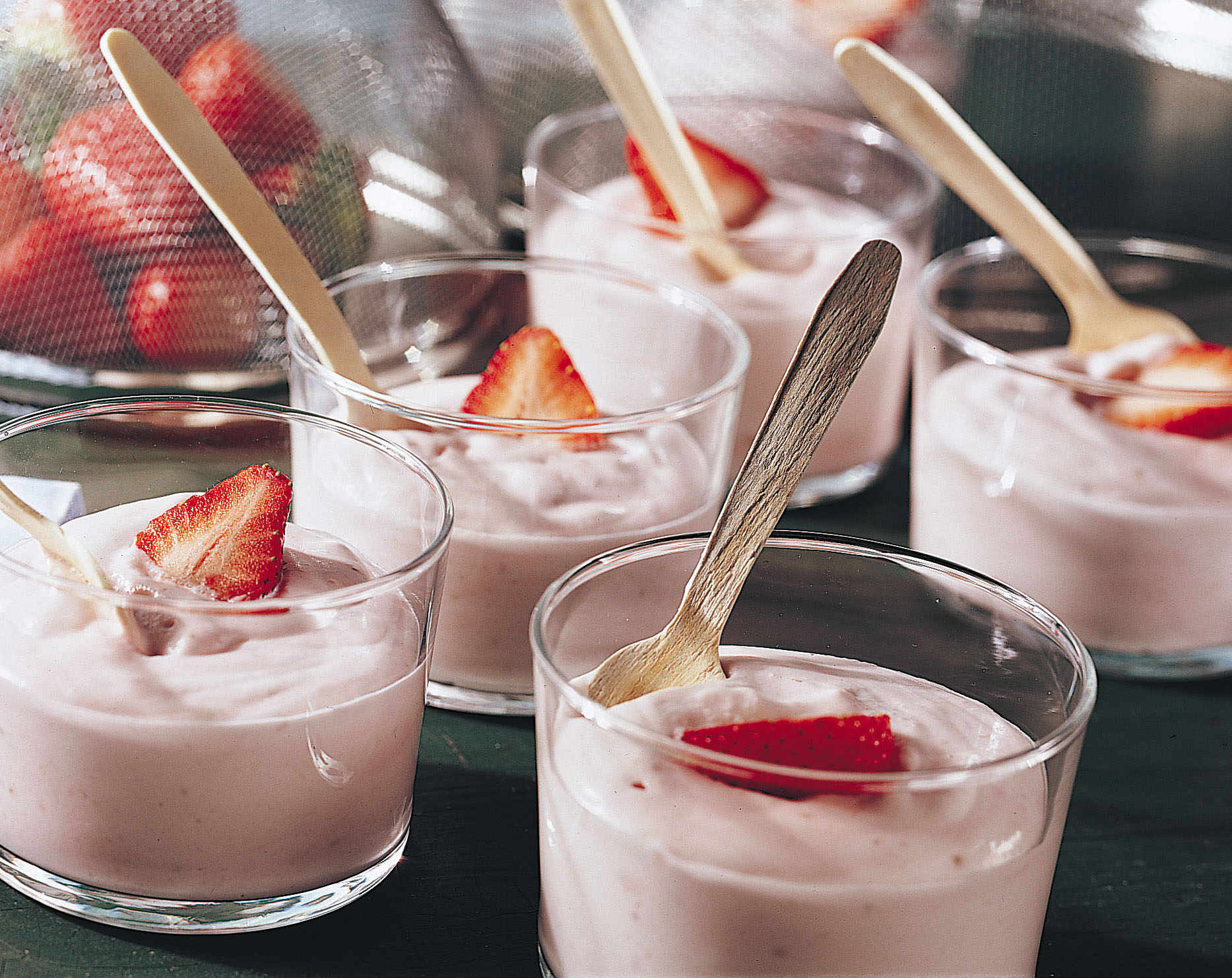Erdbeermousse