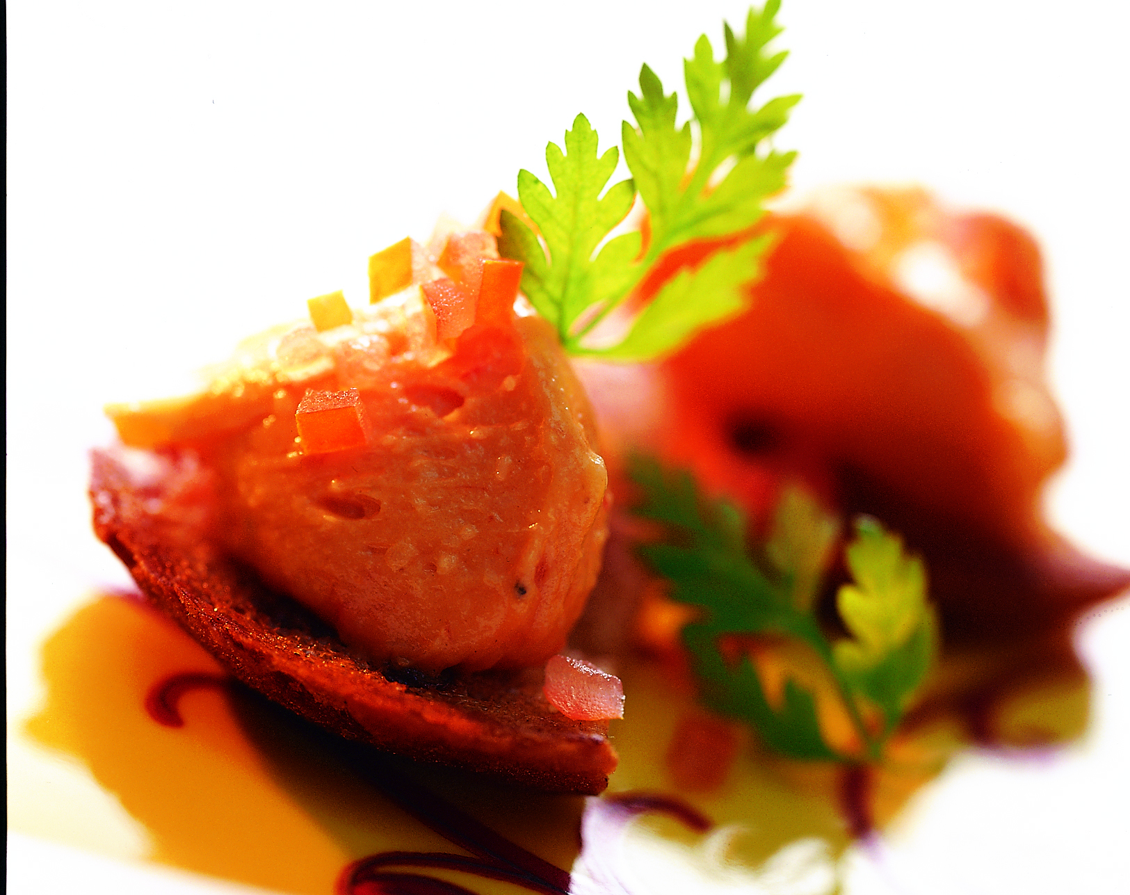 Farbige Käse-Butterbrötchen
