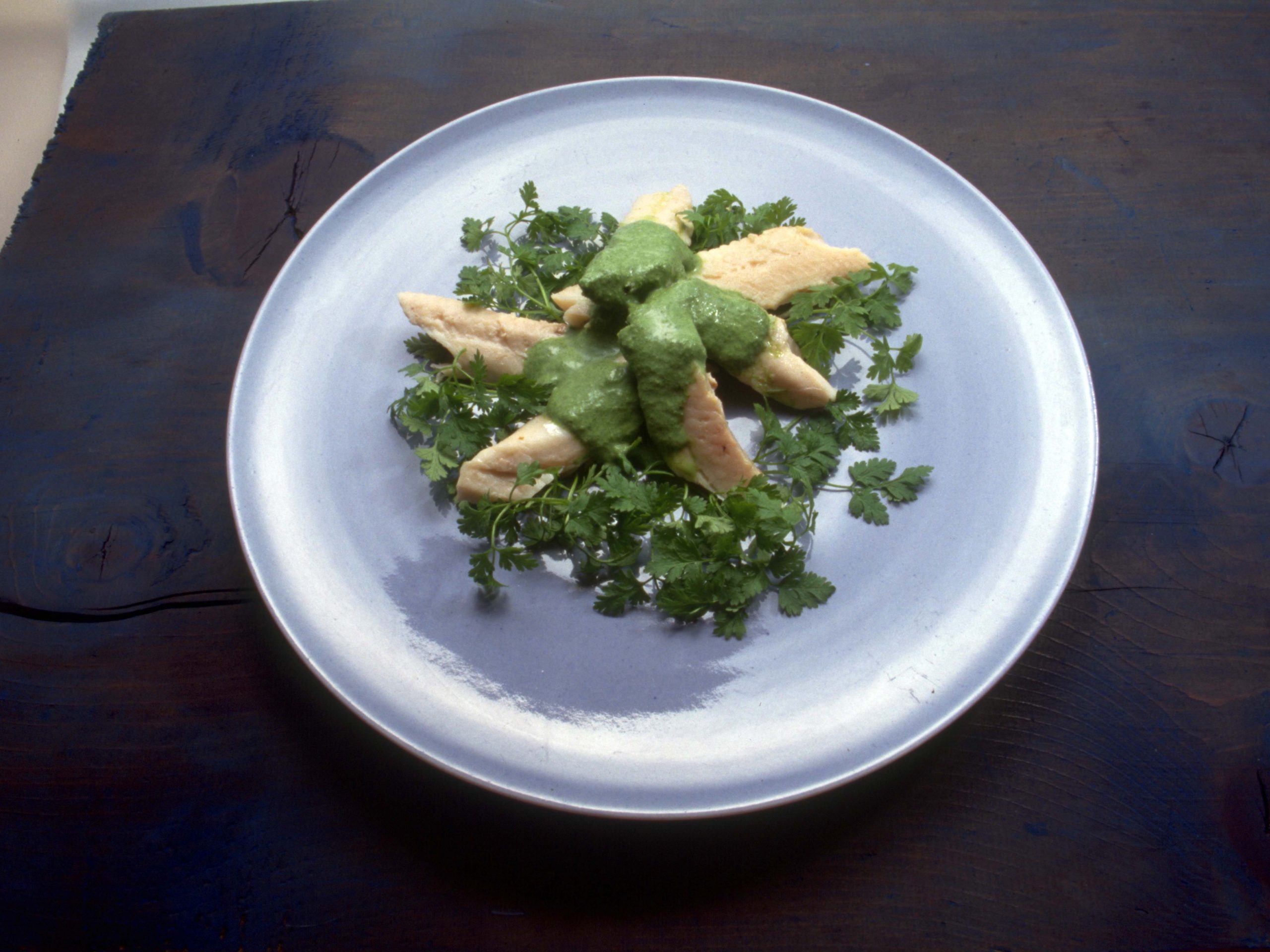 Felchen mit Kräuter-Spinatsauce