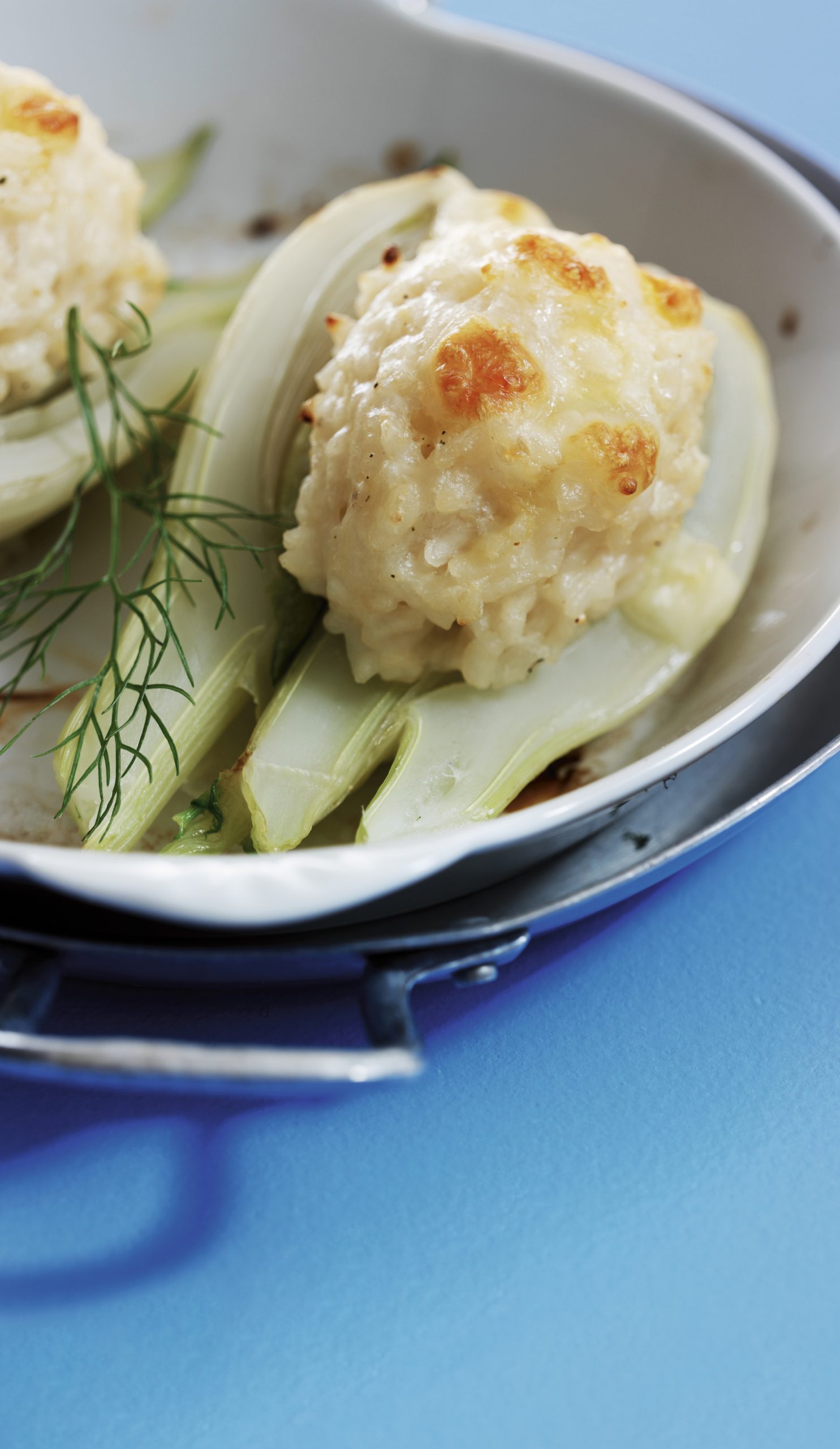 Fenouil farci au risotto citronné
