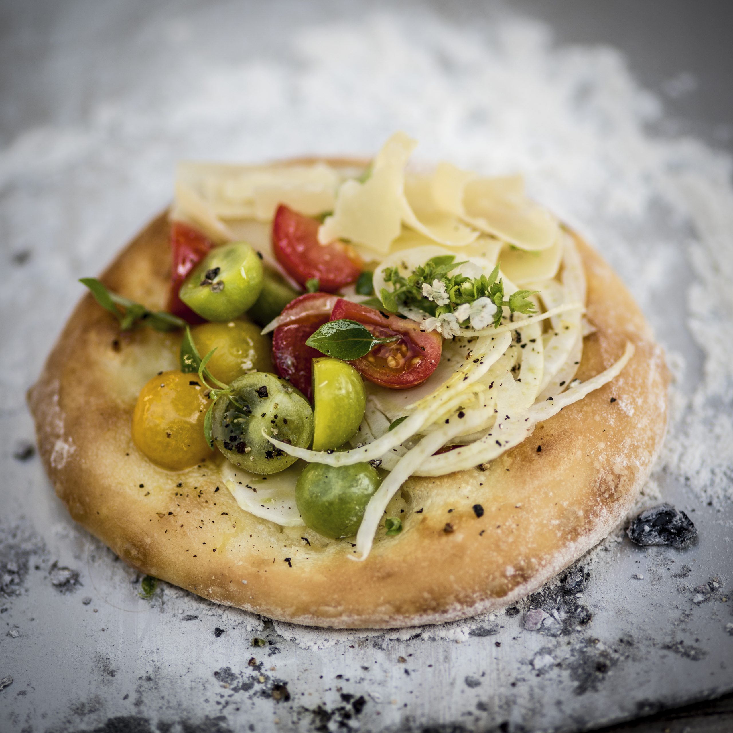 Fenchel-Pizzette