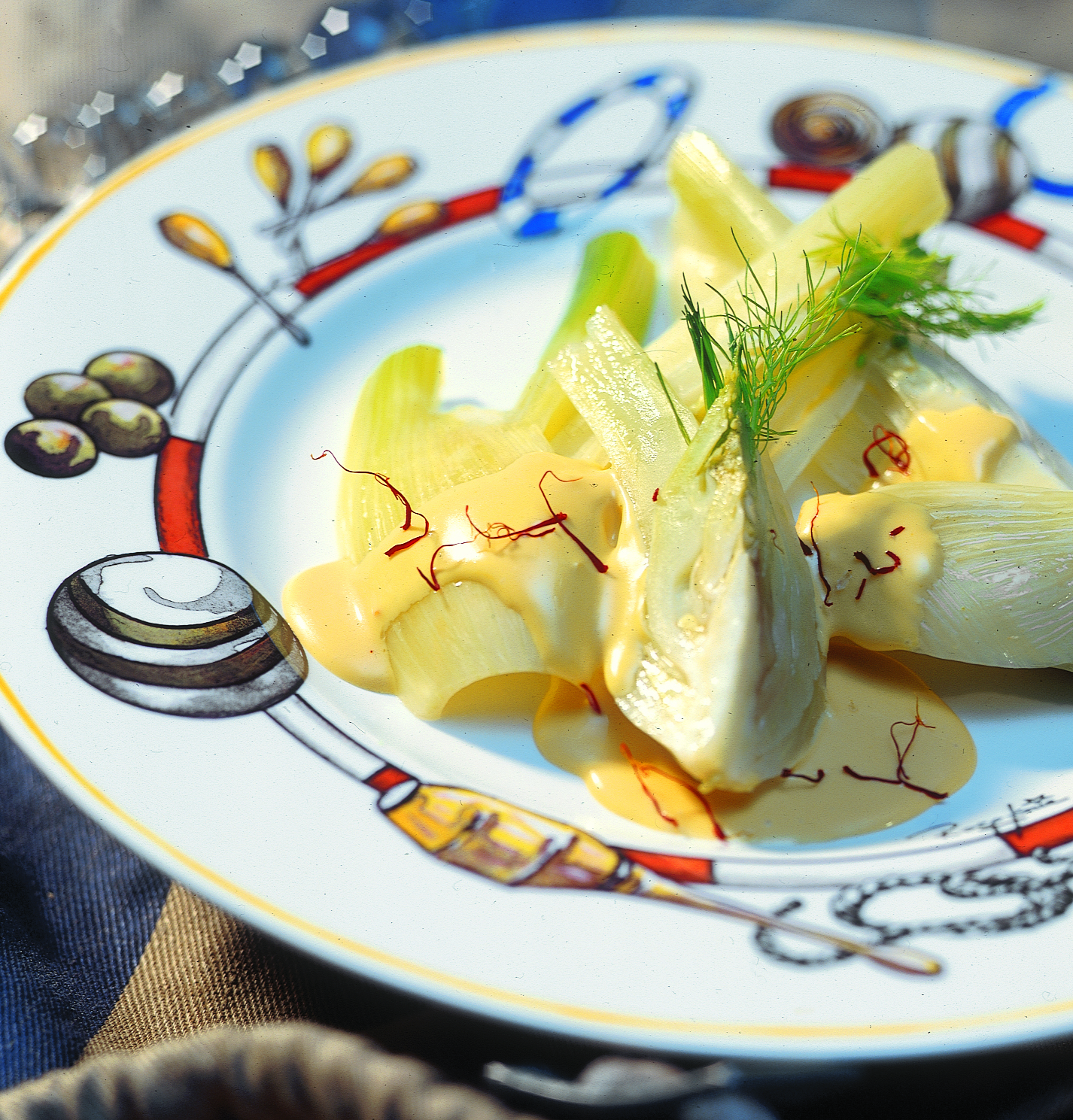 Fenchel vom Vapeur an Cidre-Sauce